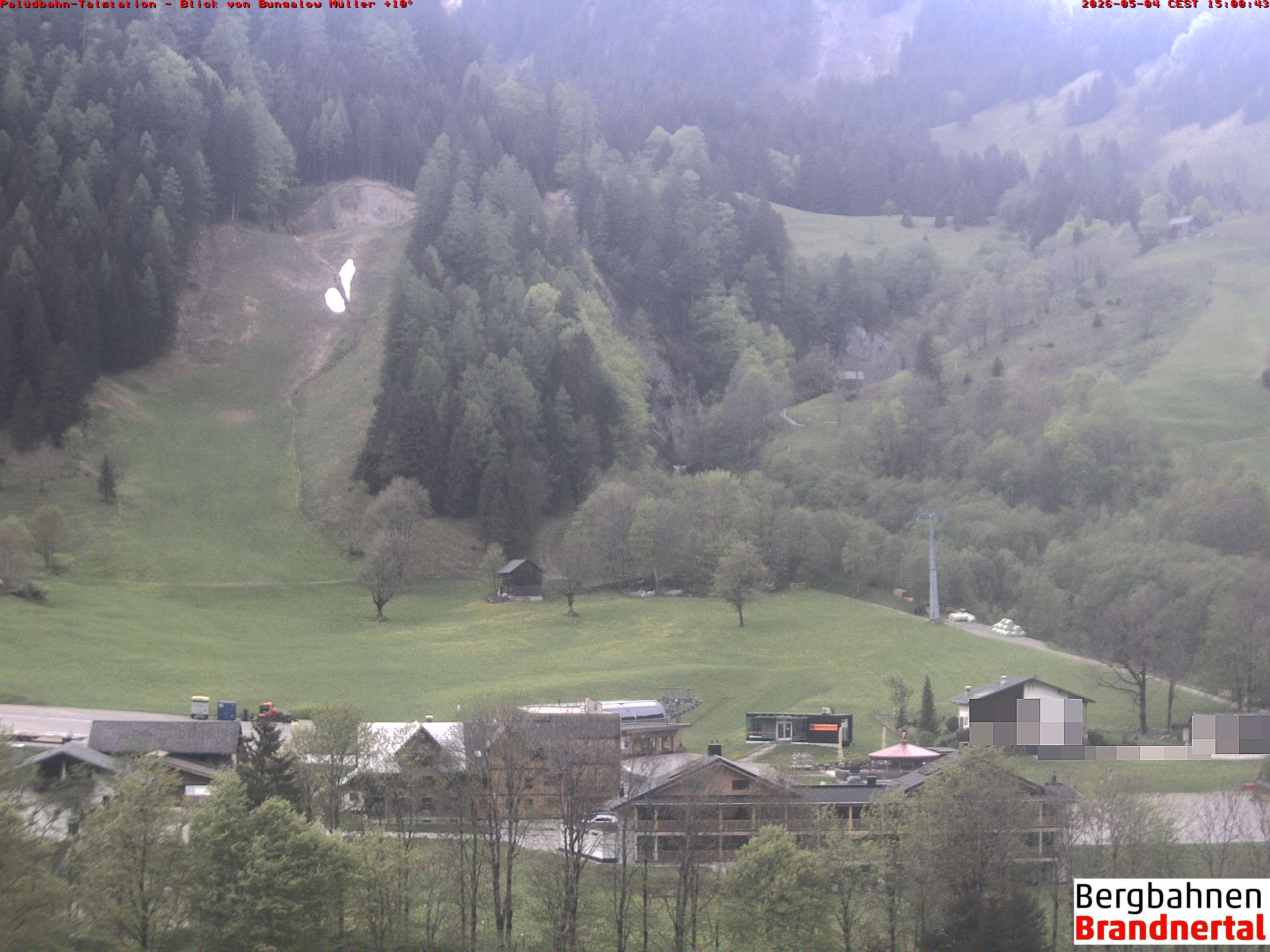 Blick auf Palüdbahn von Bungalow Müller