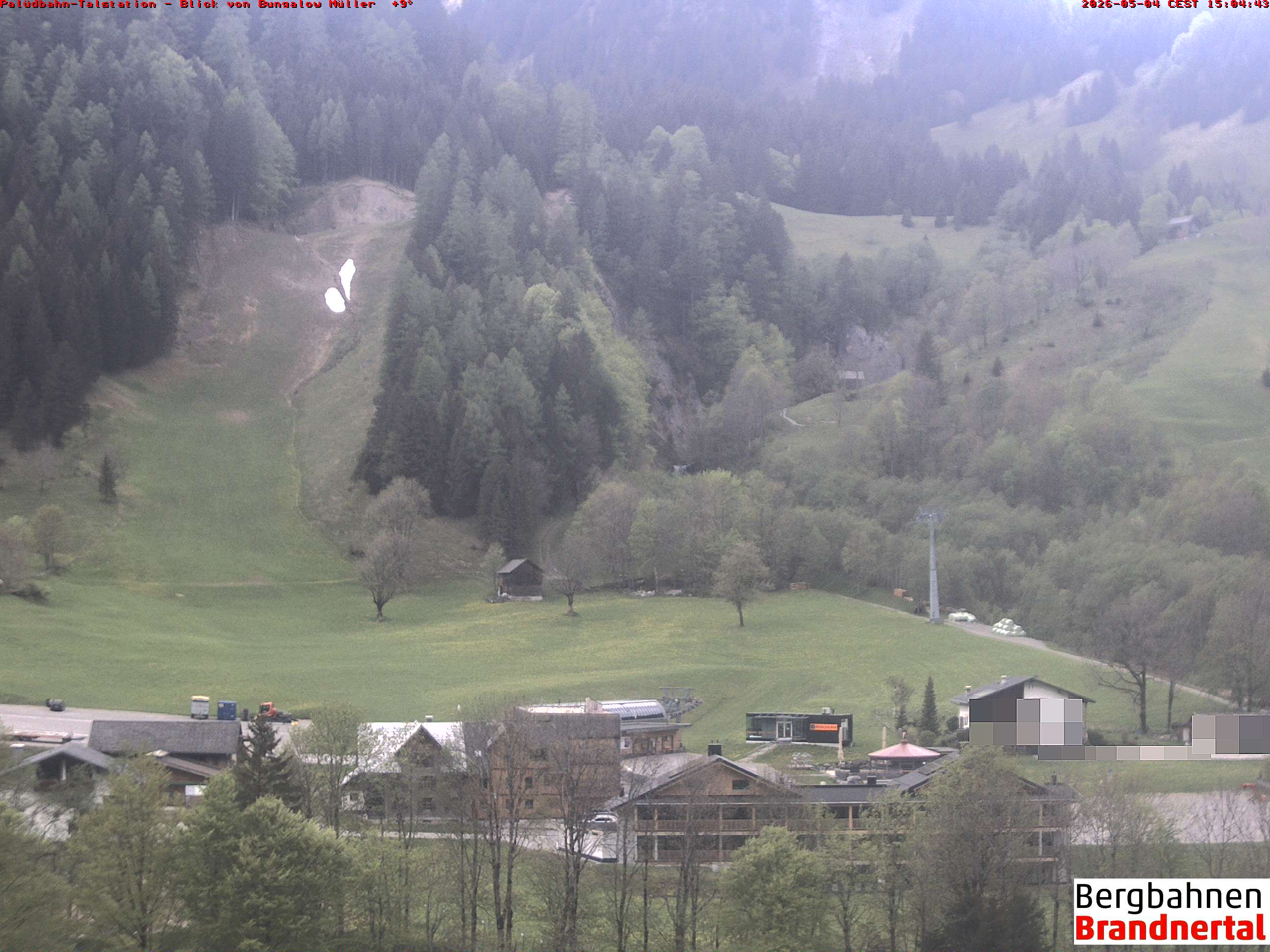 Blick auf Palüdbahn von Bungalow Müller