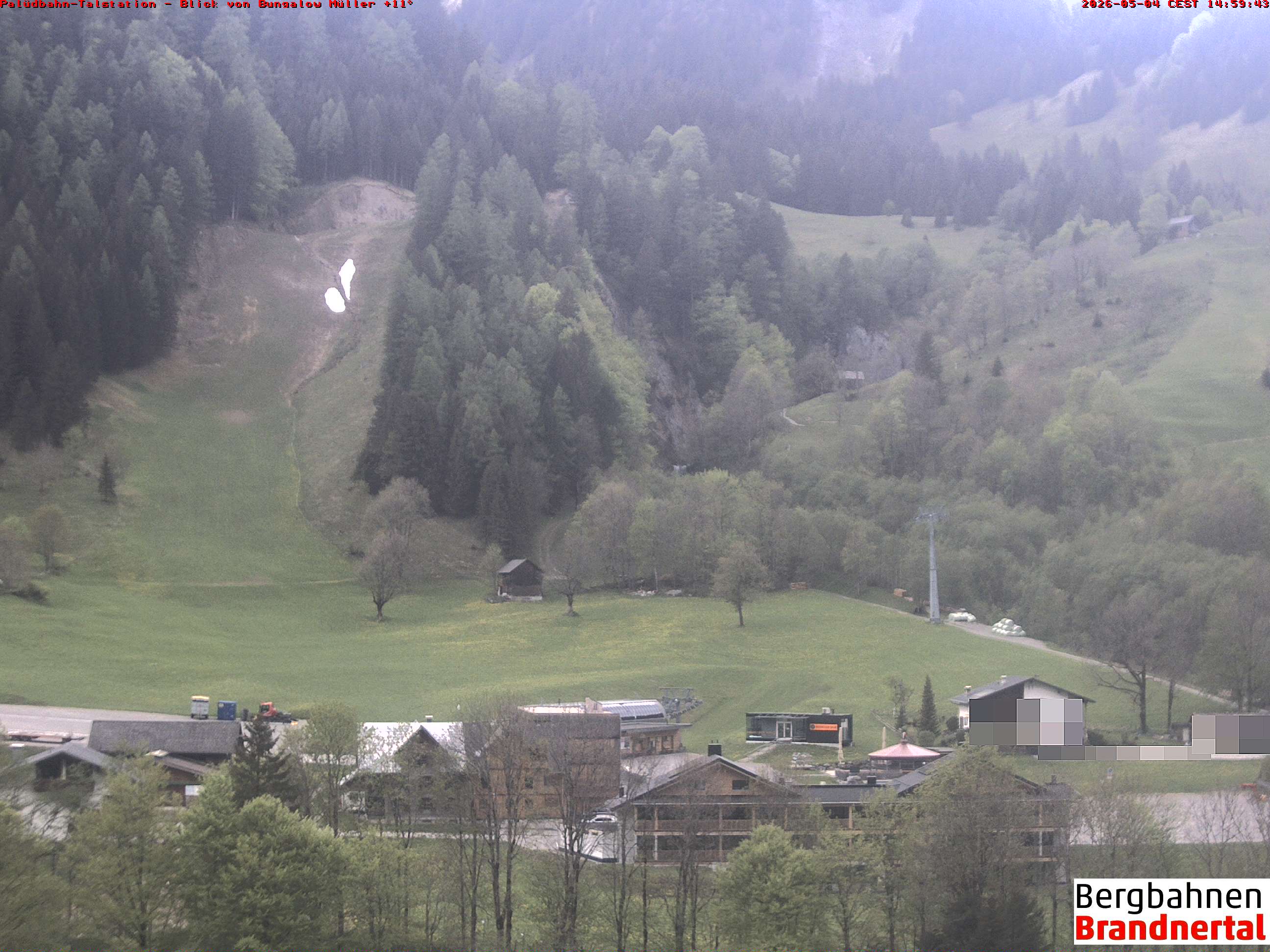 Blick auf Palüdbahn von Bungalow Müller
