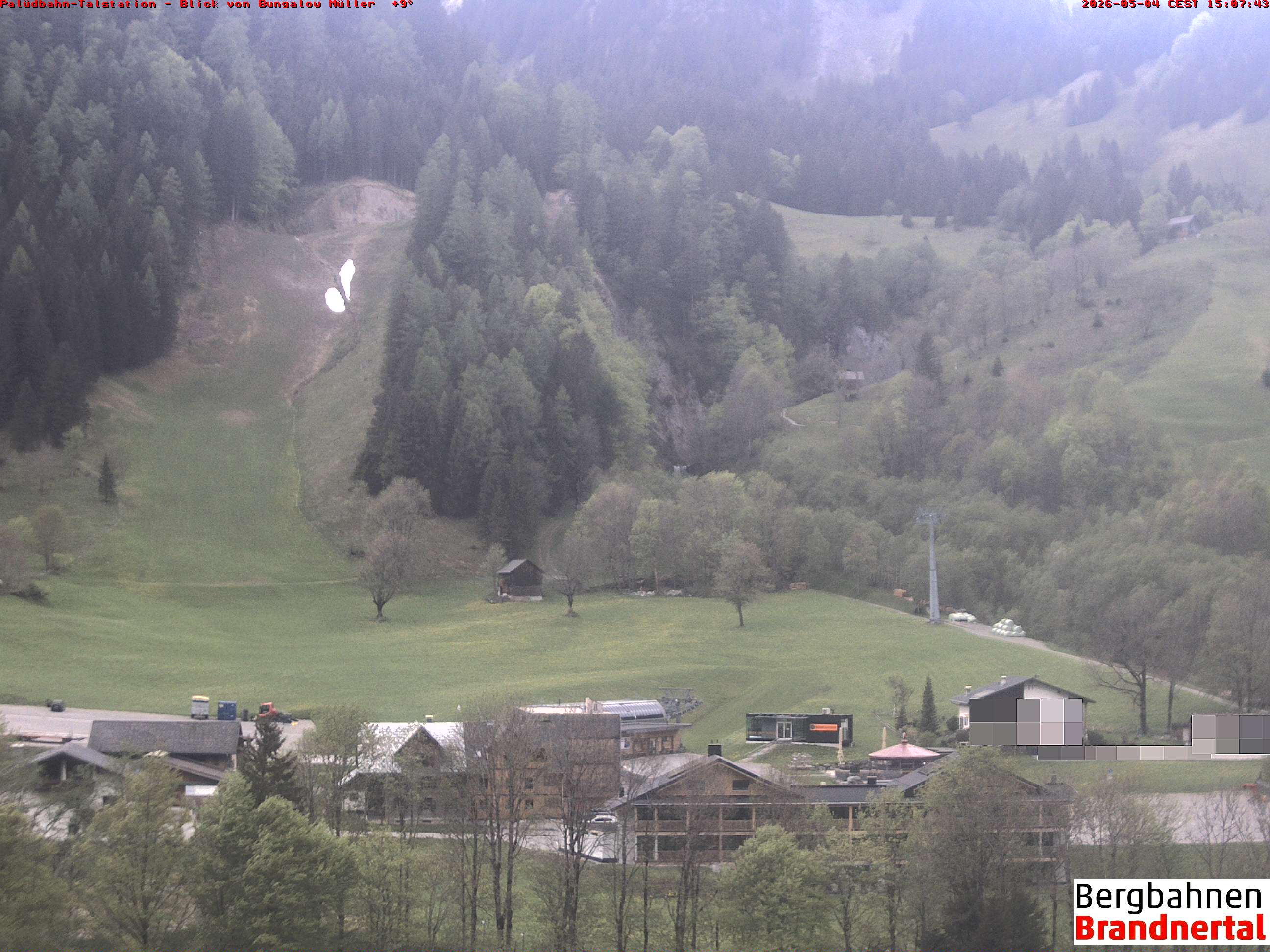 Blick auf Palüdbahn von Bungalow Müller
