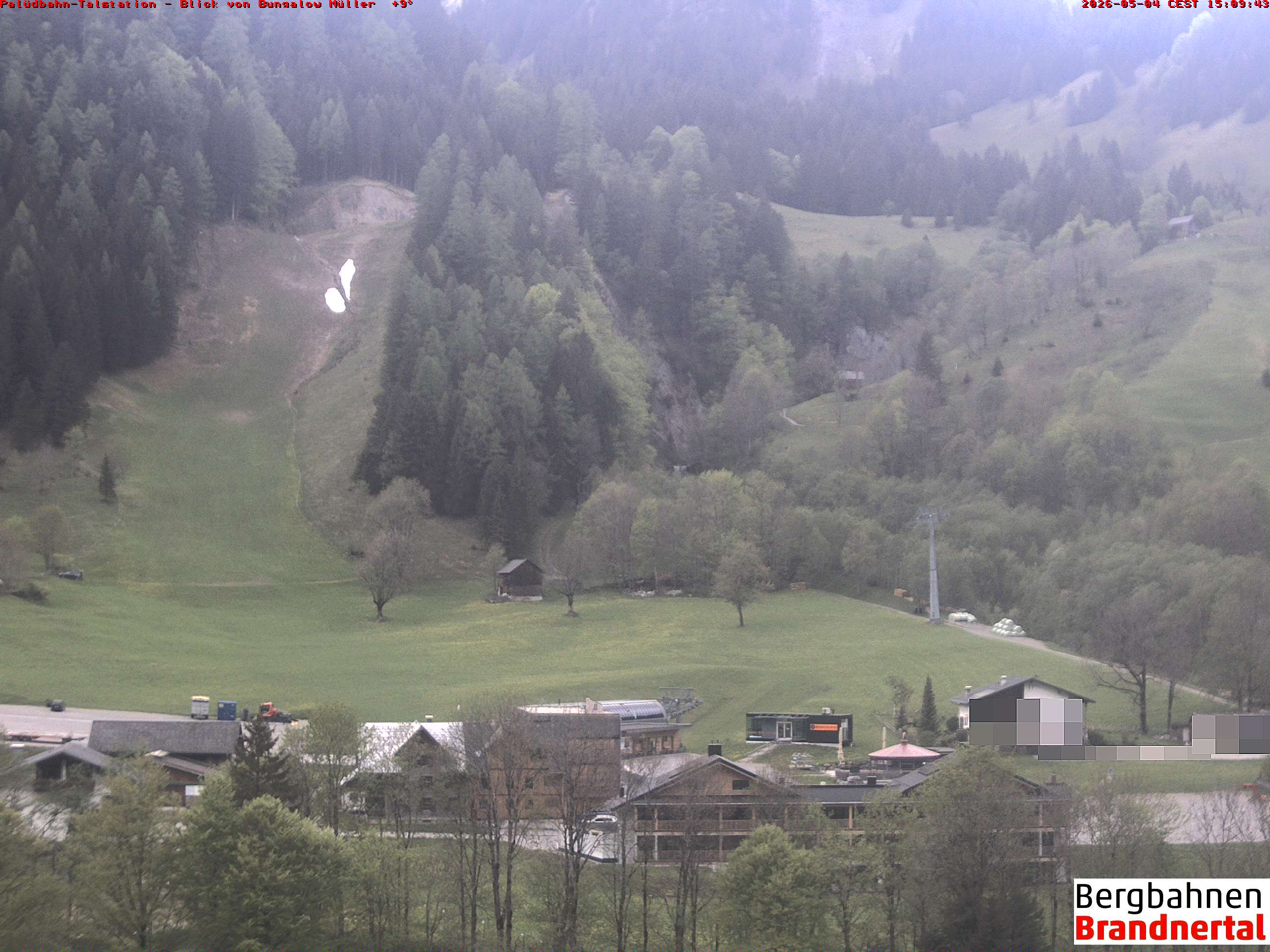 Blick auf Palüdbahn von Bungalow Müller