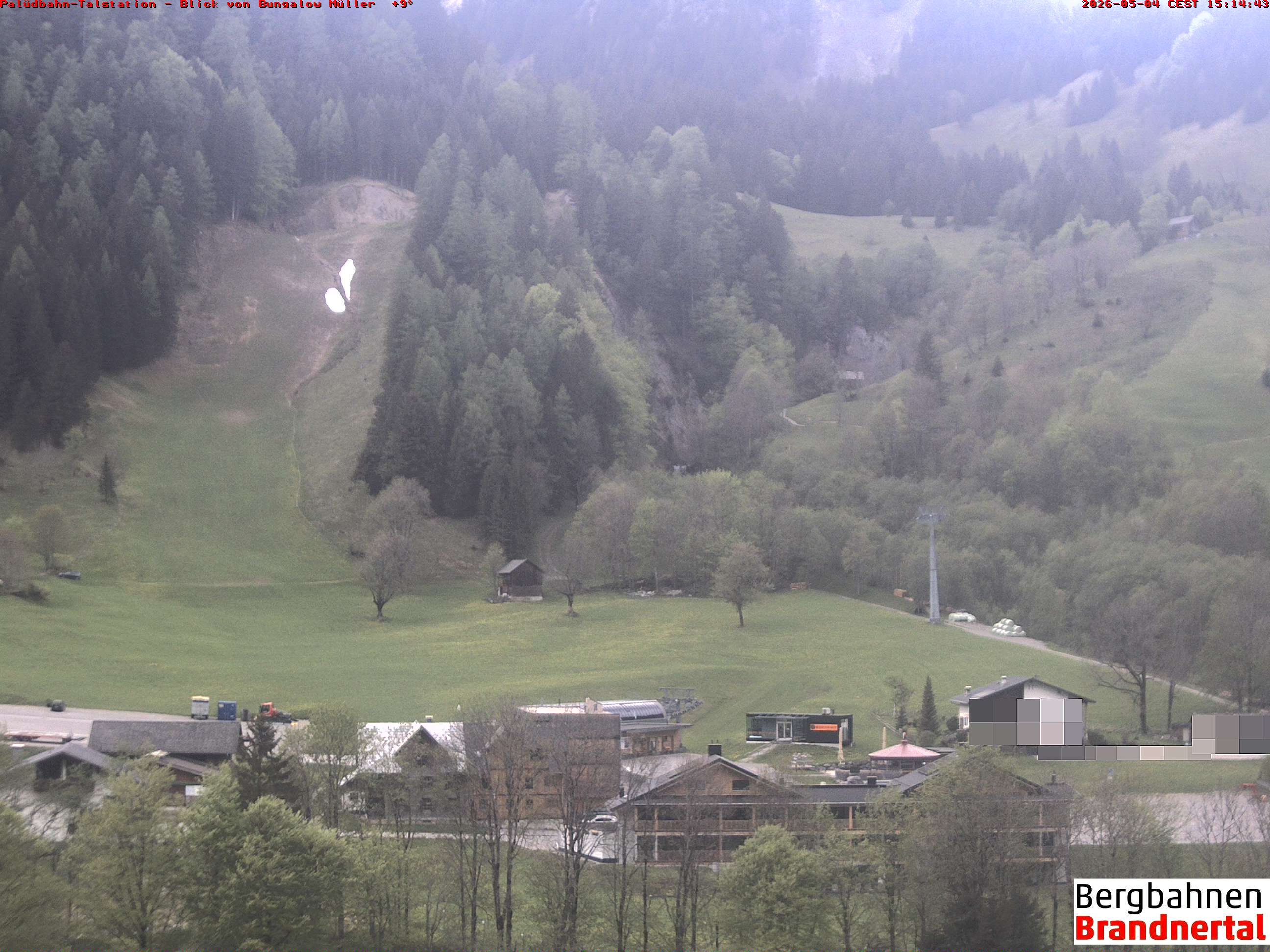 Blick auf Palüdbahn von Bungalow Müller