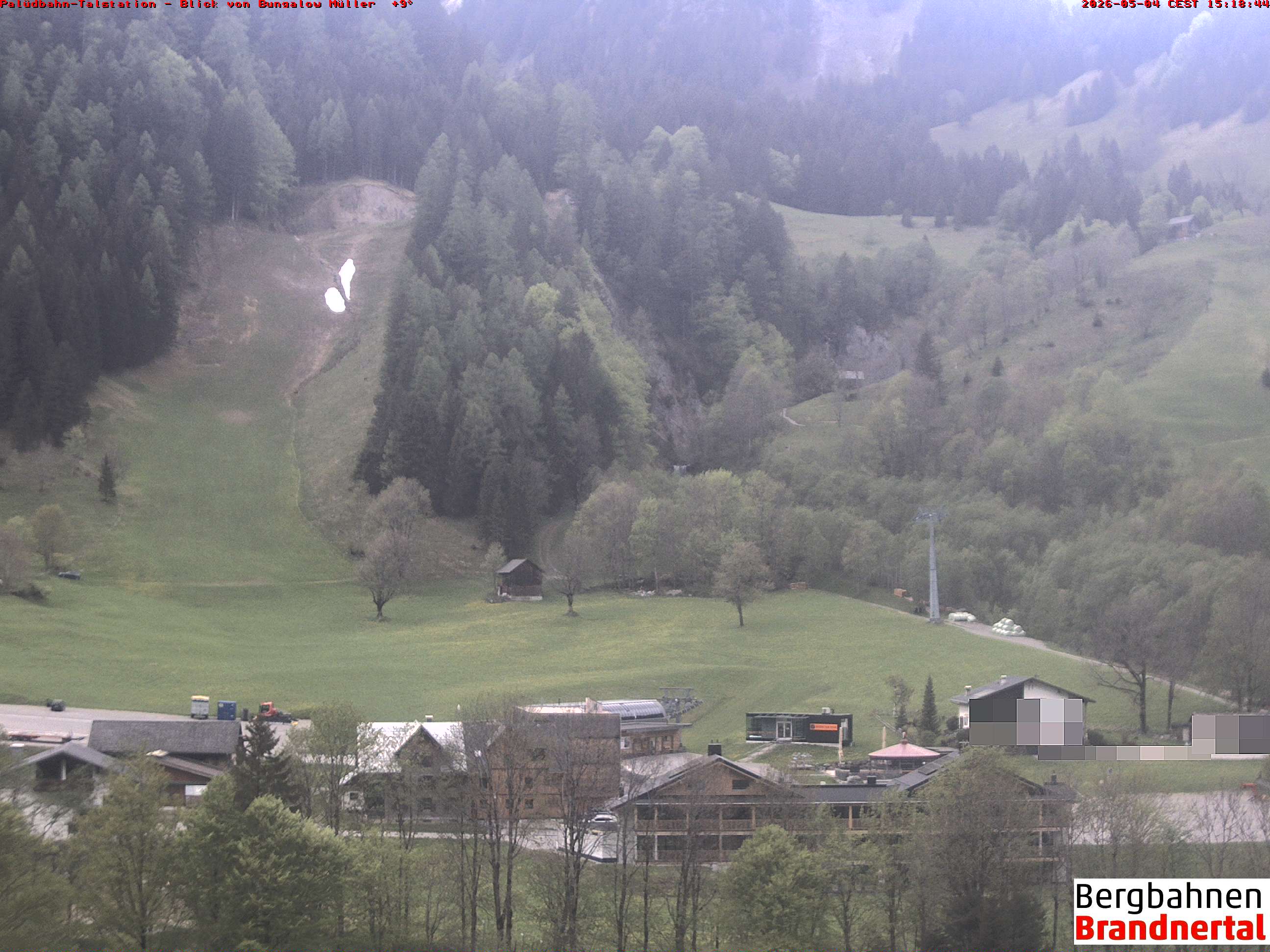 Blick auf Palüdbahn von Bungalow Müller