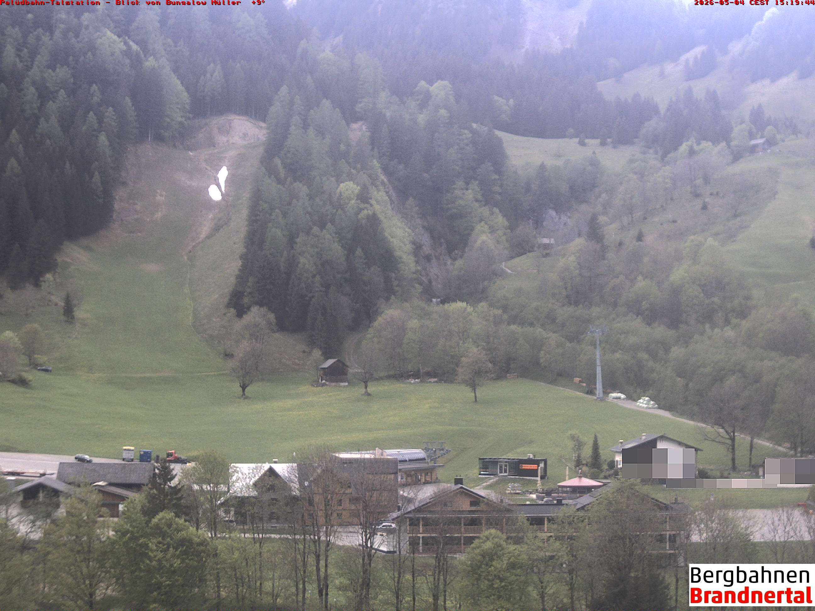 Blick auf Palüdbahn von Bungalow Müller