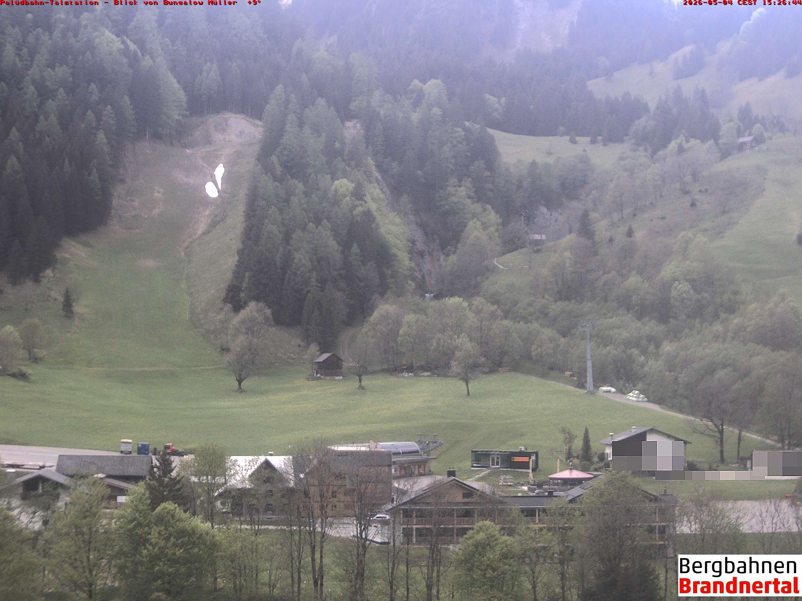 Blick auf Palüdbahn von Bungalow Müller