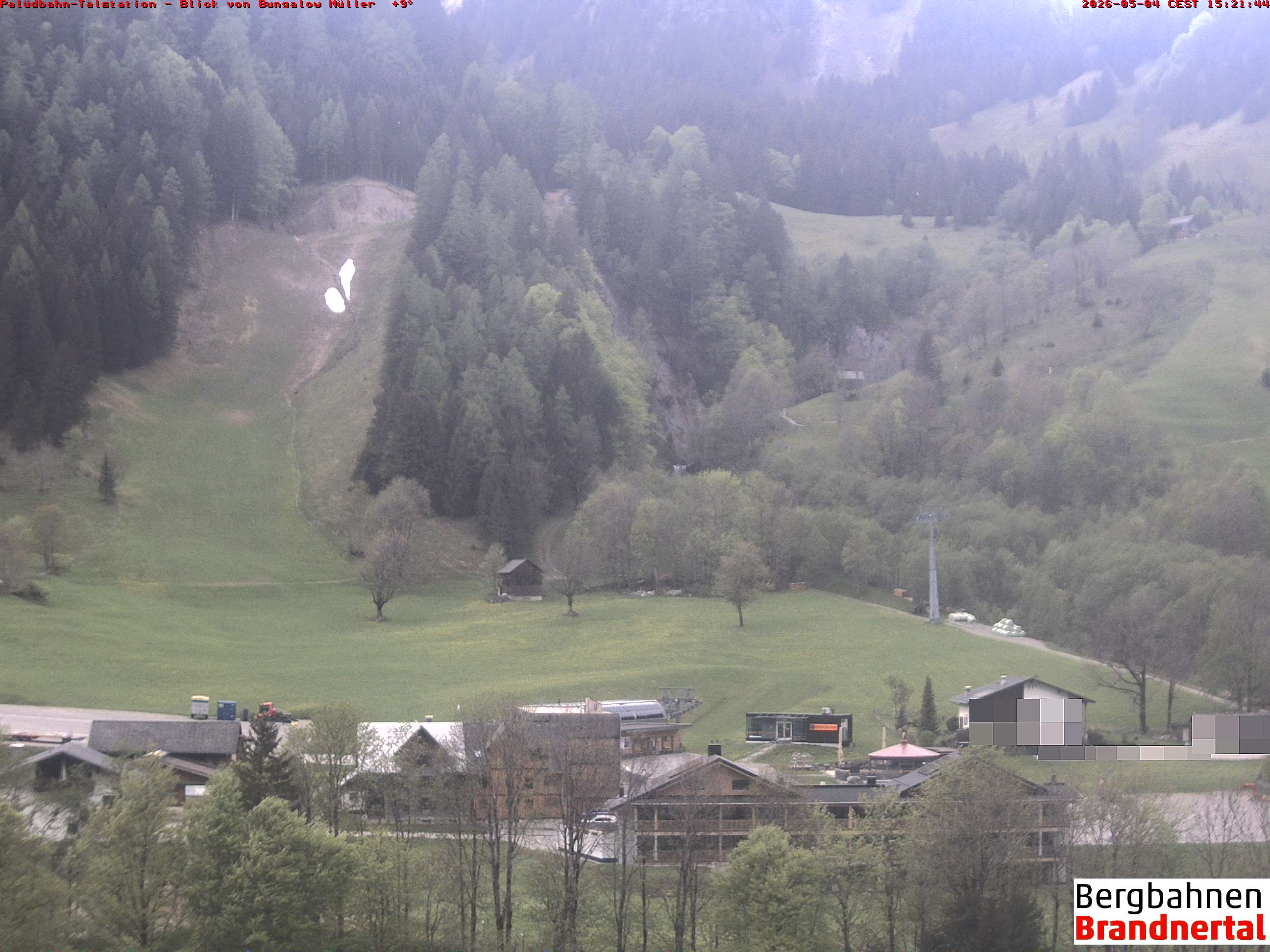 Blick auf Palüdbahn von Bungalow Müller