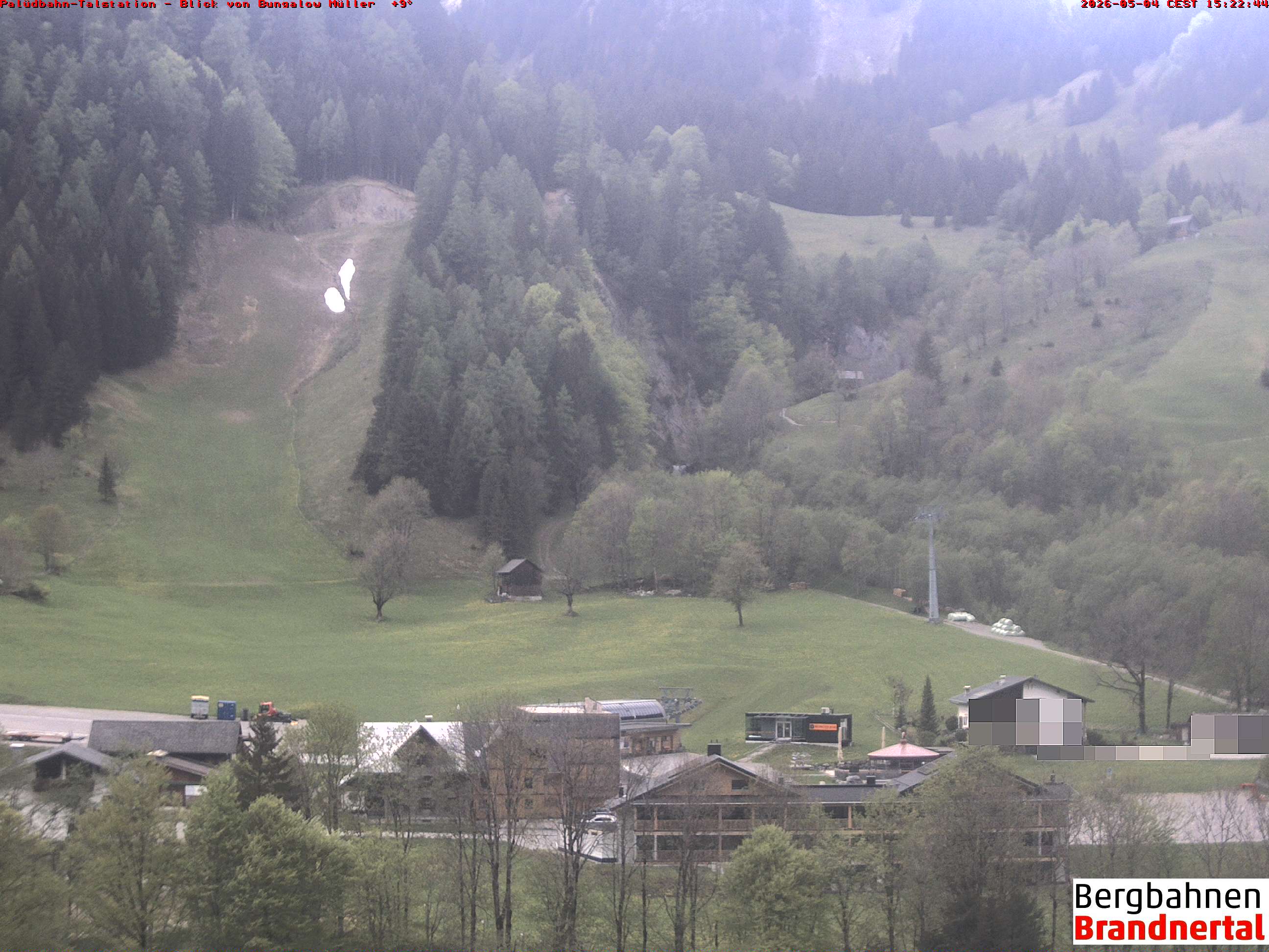 Blick auf Palüdbahn von Bungalow Müller