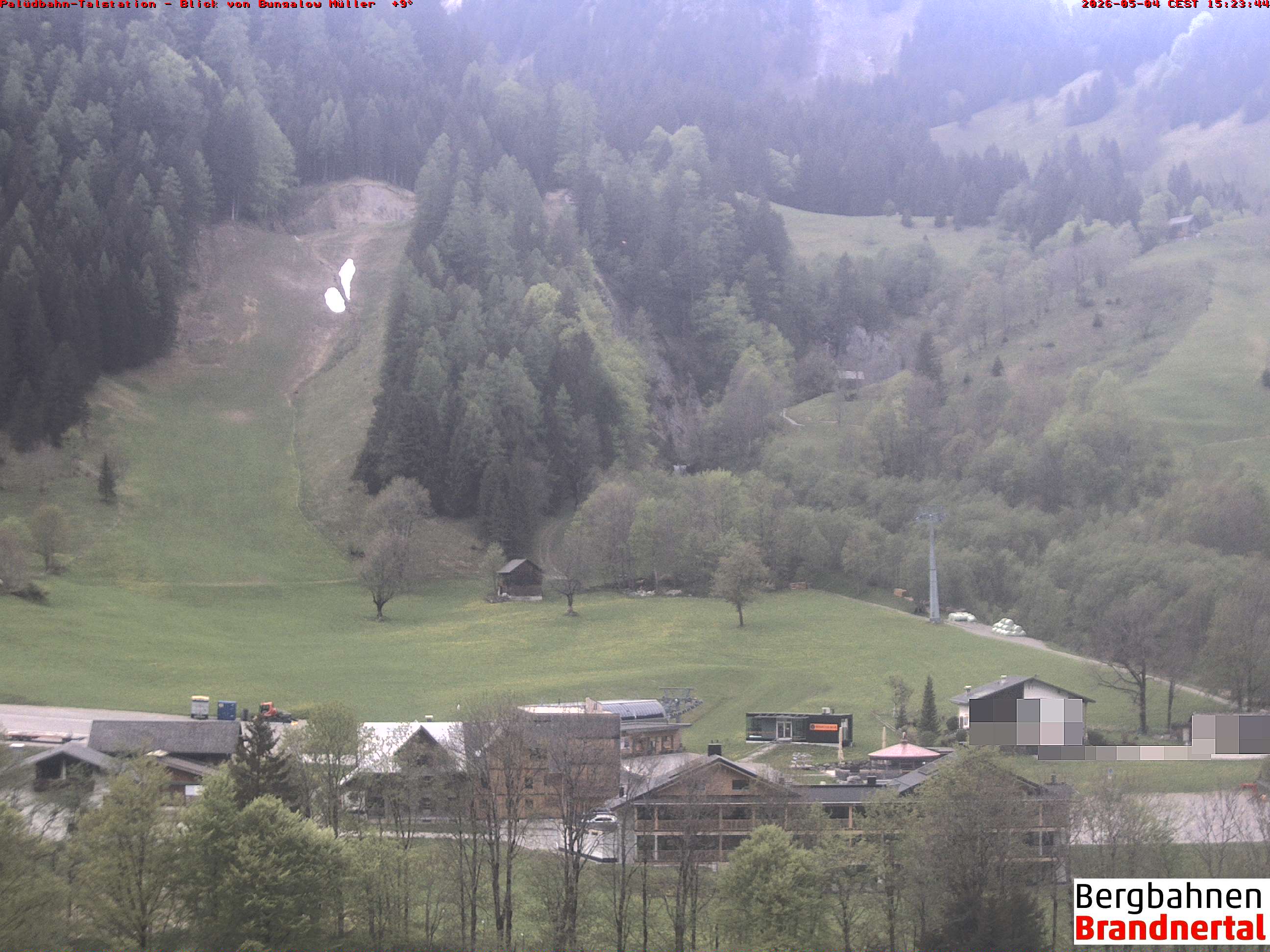 Blick auf Palüdbahn von Bungalow Müller