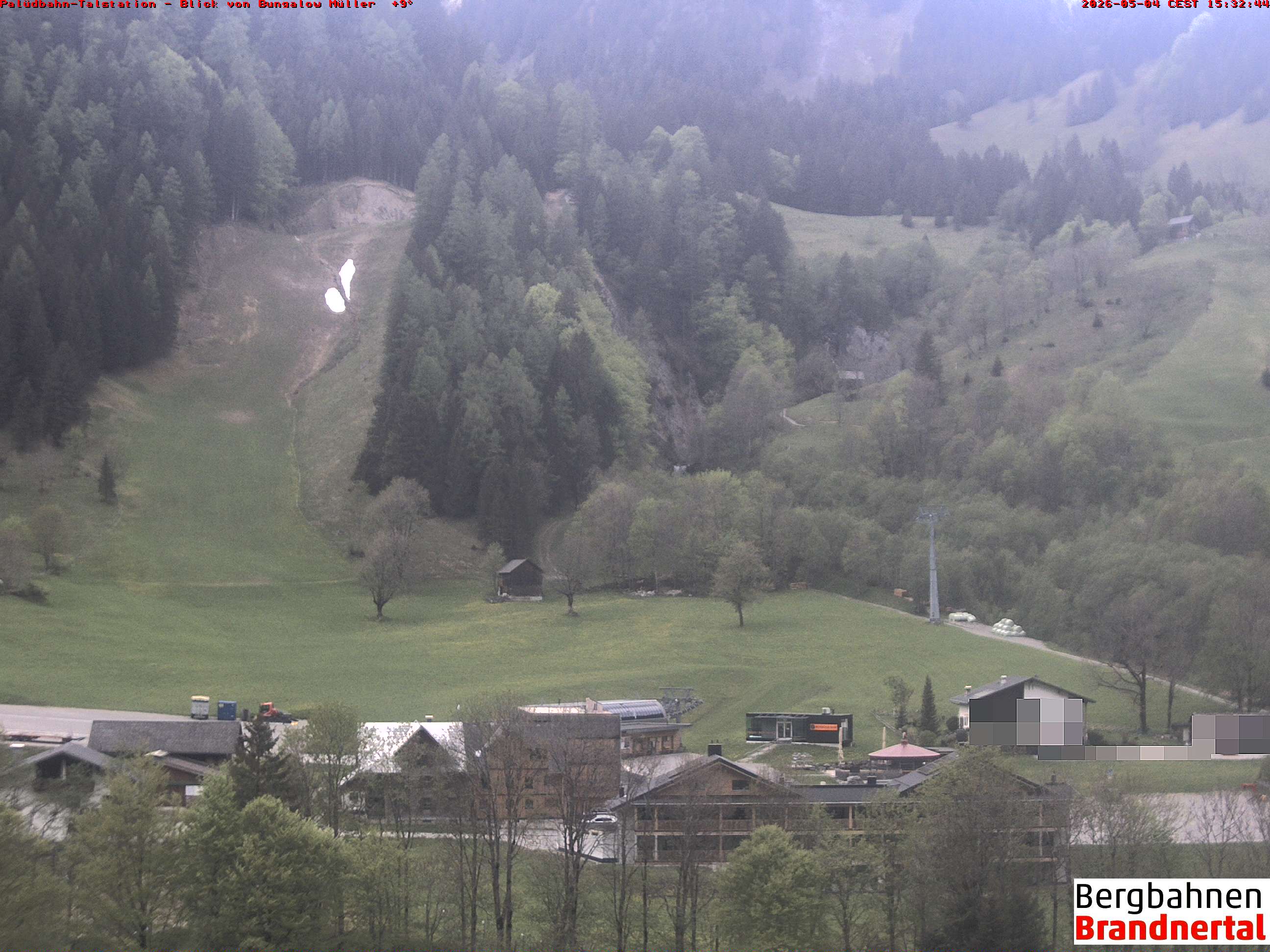 Blick auf Palüdbahn von Bungalow Müller