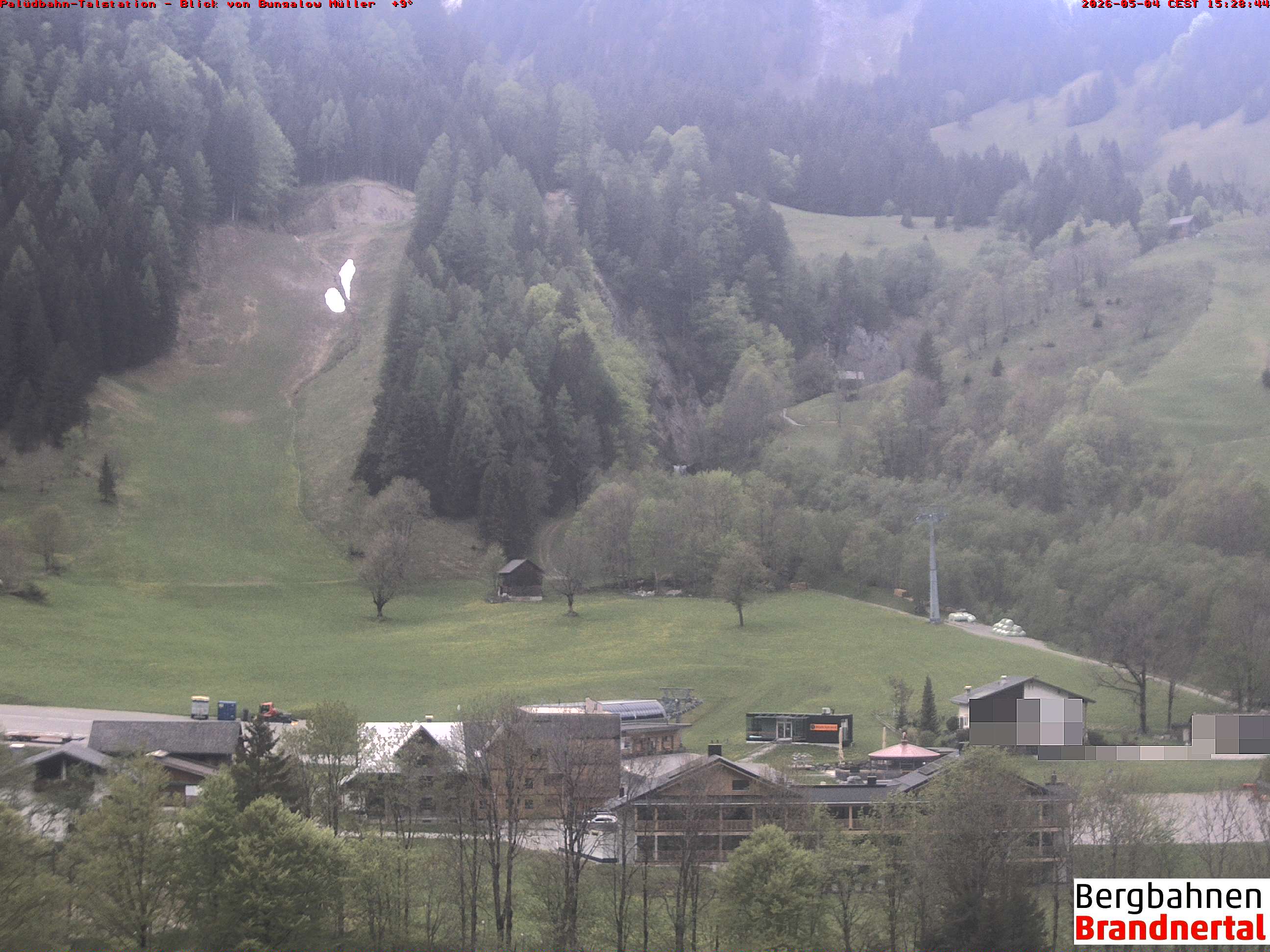 Blick auf Palüdbahn von Bungalow Müller