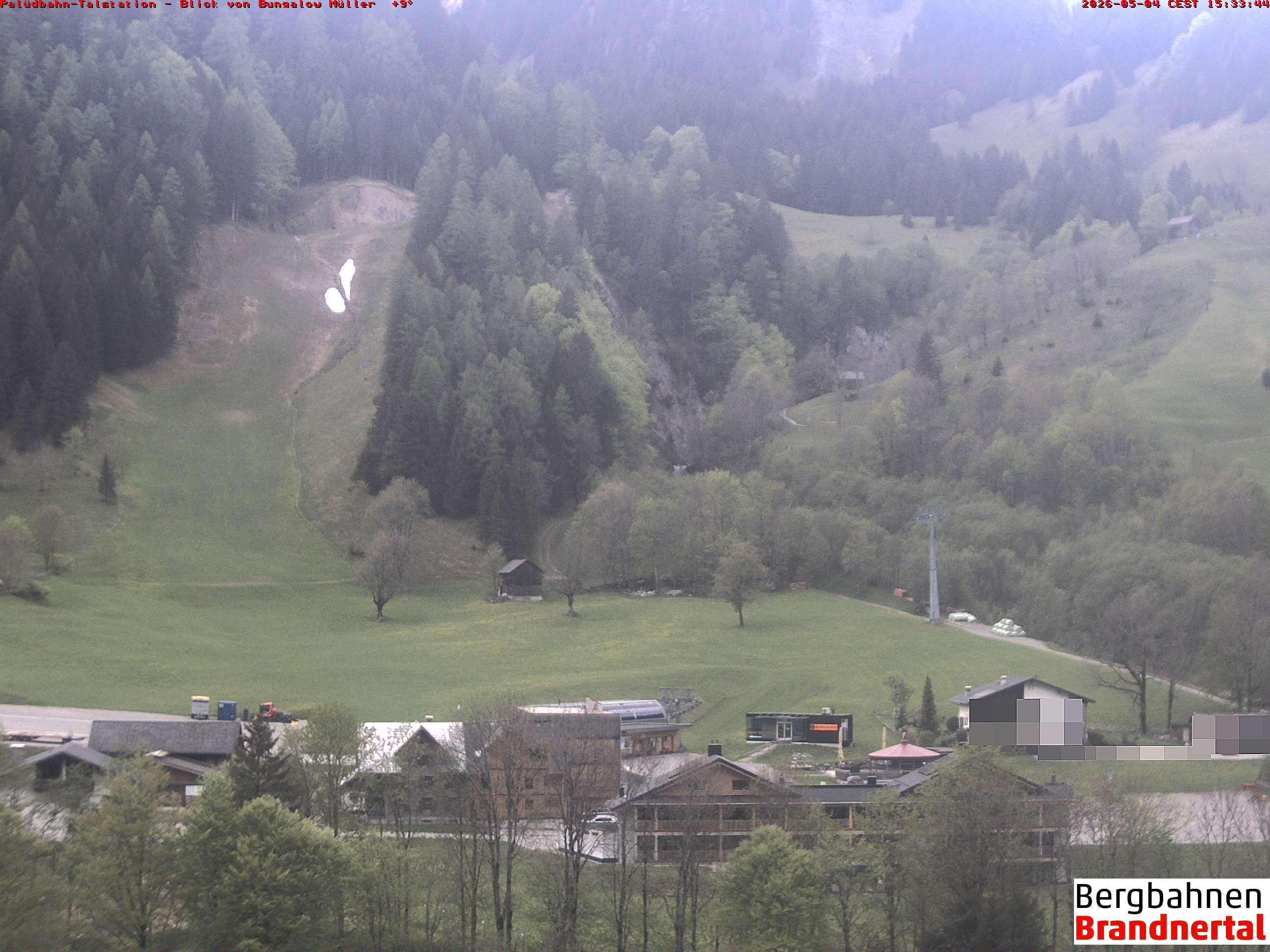 Blick auf Palüdbahn von Bungalow Müller