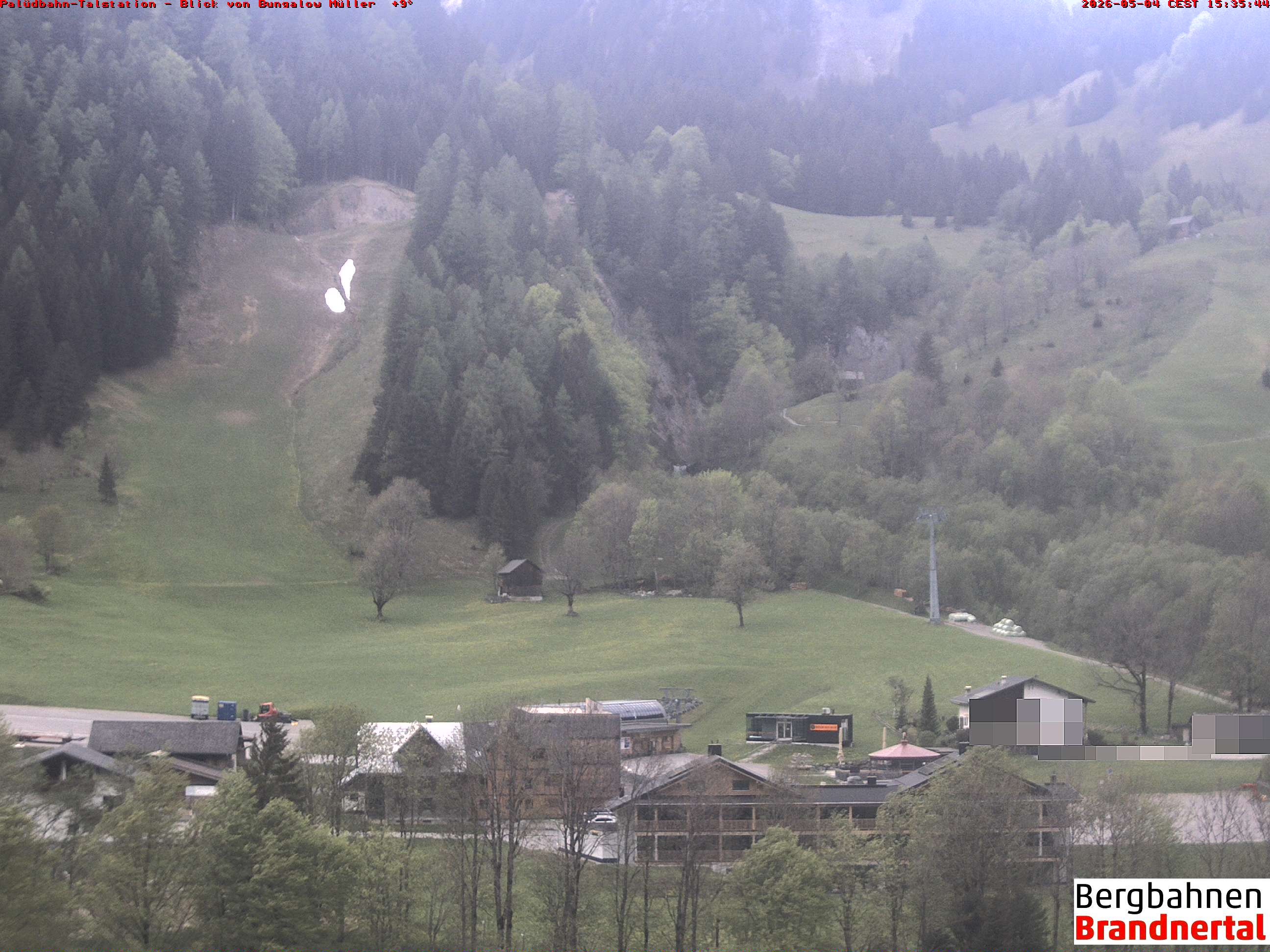 Blick auf Palüdbahn von Bungalow Müller