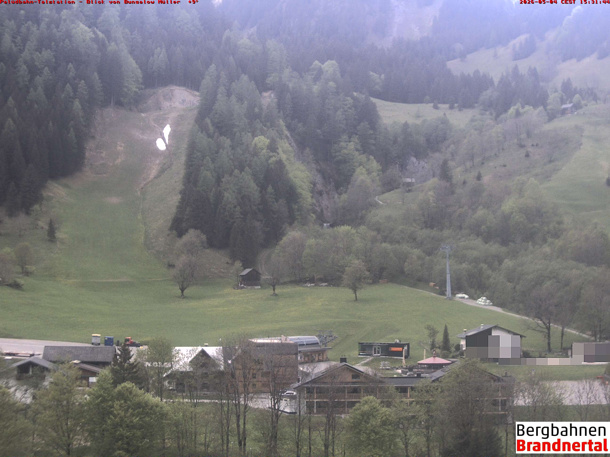 Blick auf Palüdbahn von Bungalow Müller