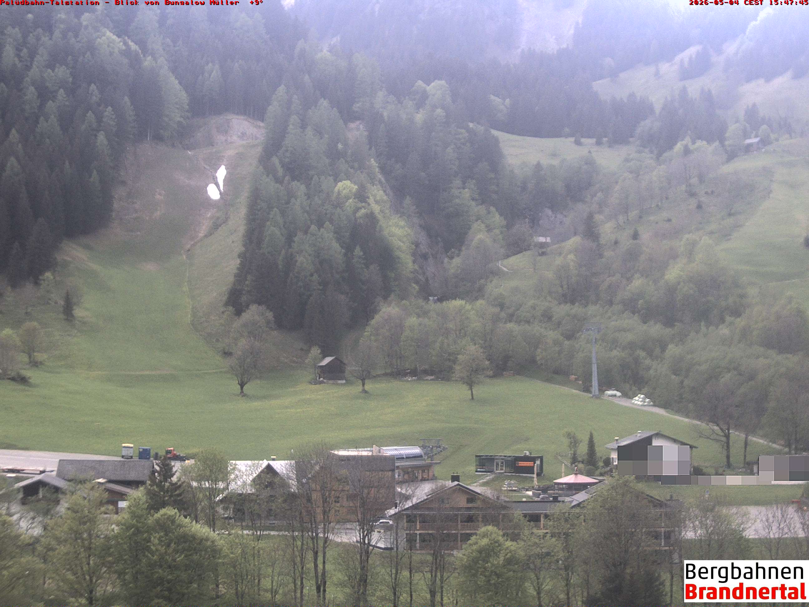 Blick auf Palüdbahn von Bungalow Müller