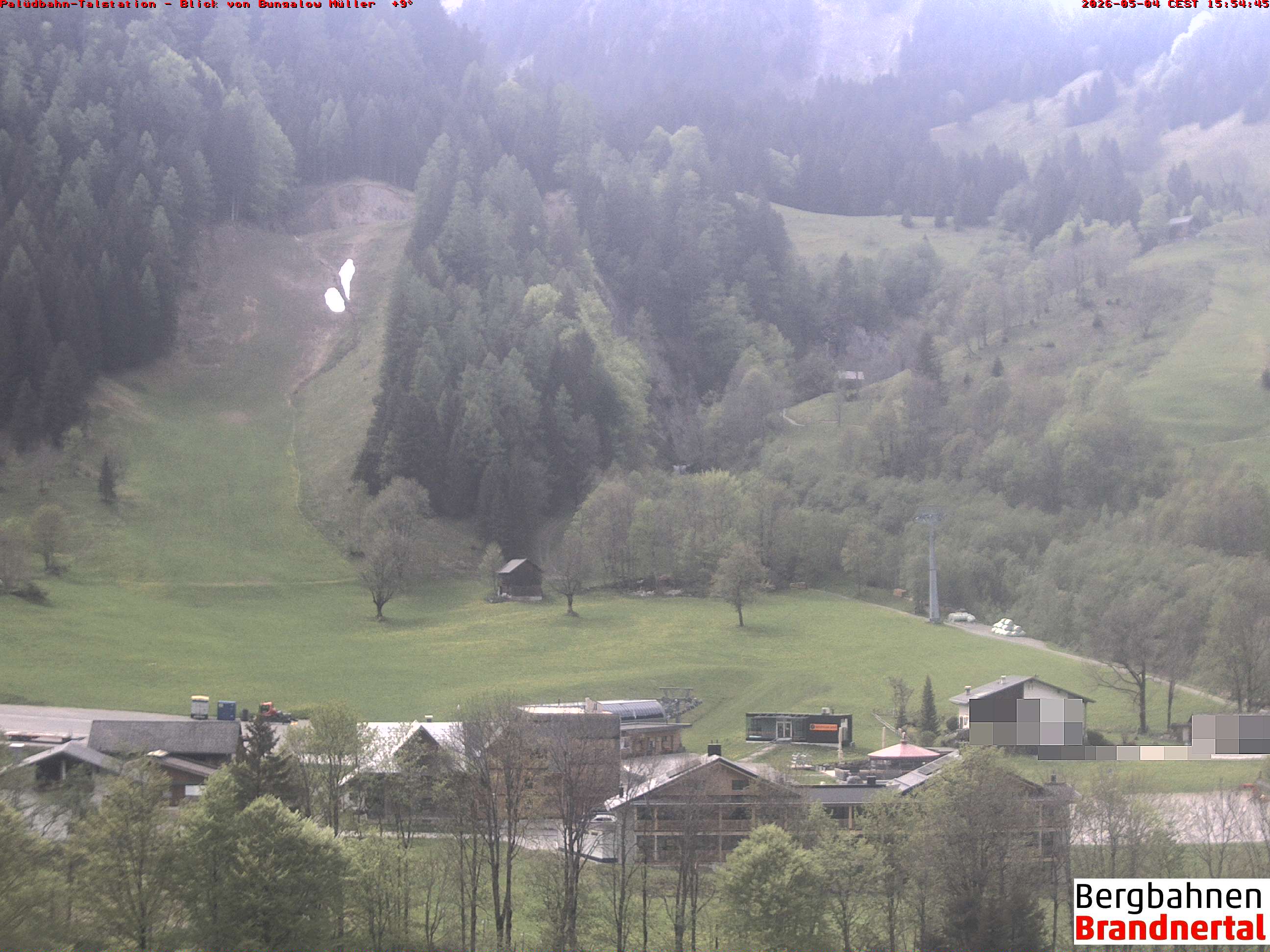 Blick auf Palüdbahn von Bungalow Müller