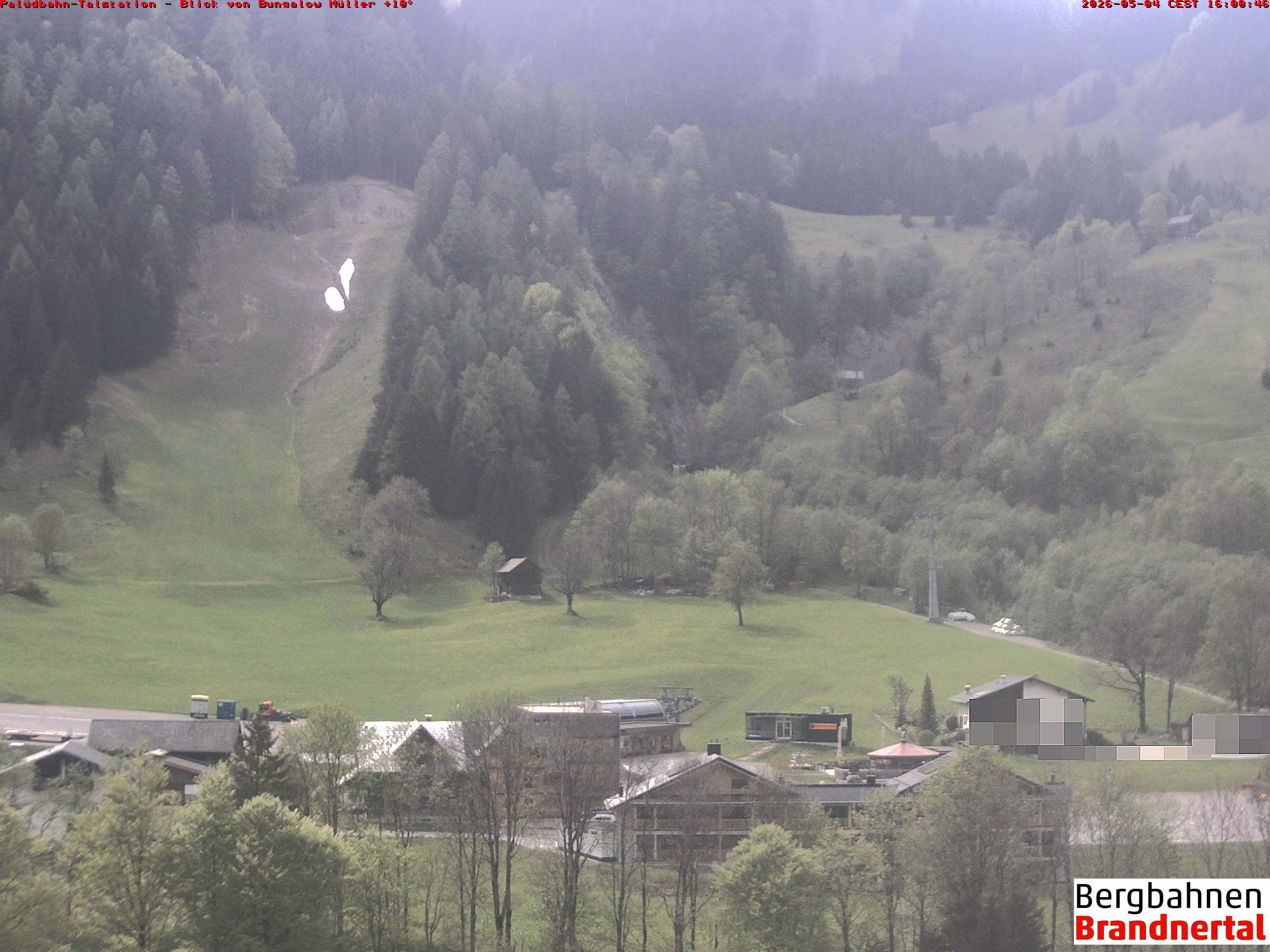Blick auf Palüdbahn von Bungalow Müller