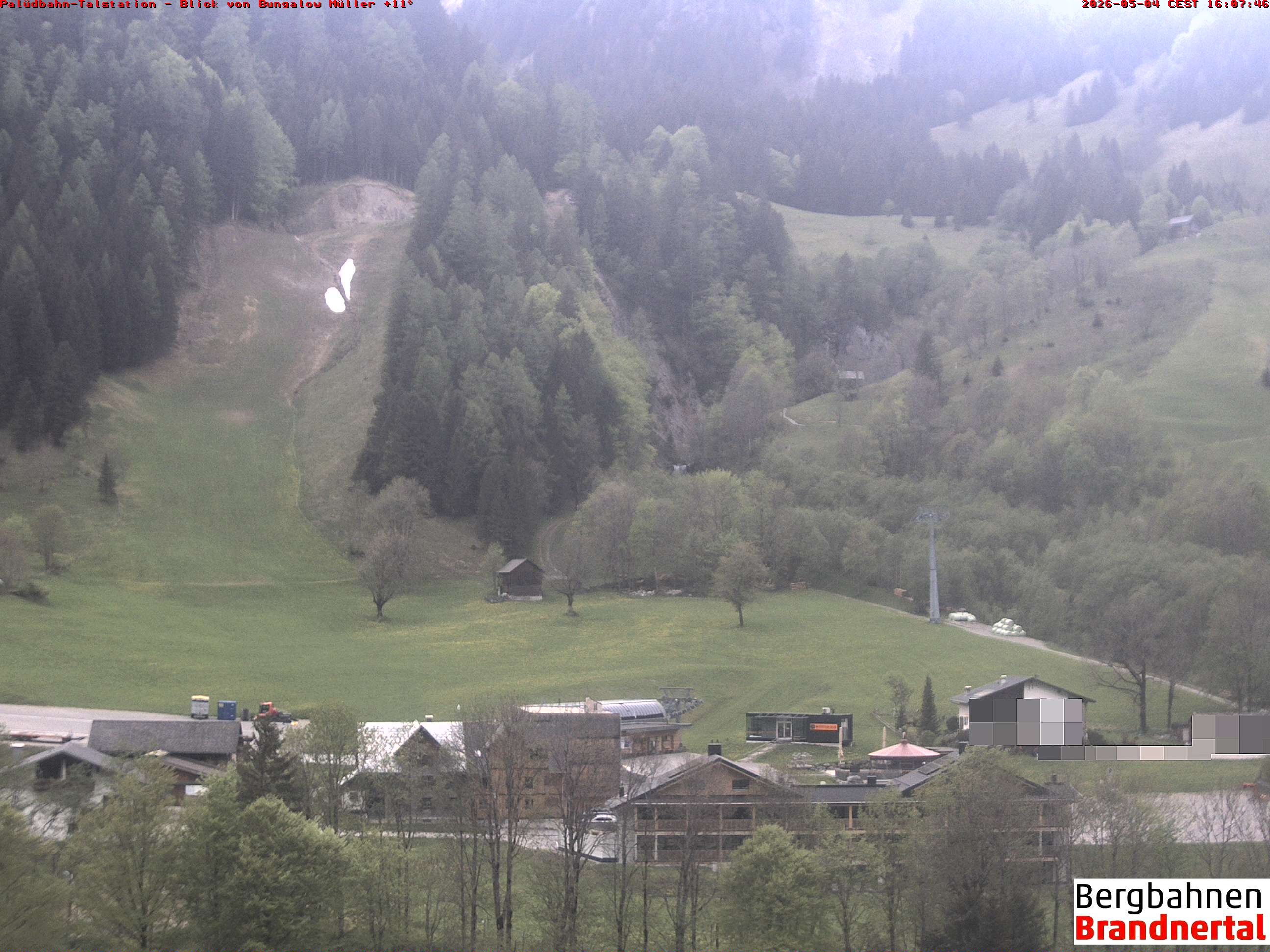 Blick auf Palüdbahn von Bungalow Müller