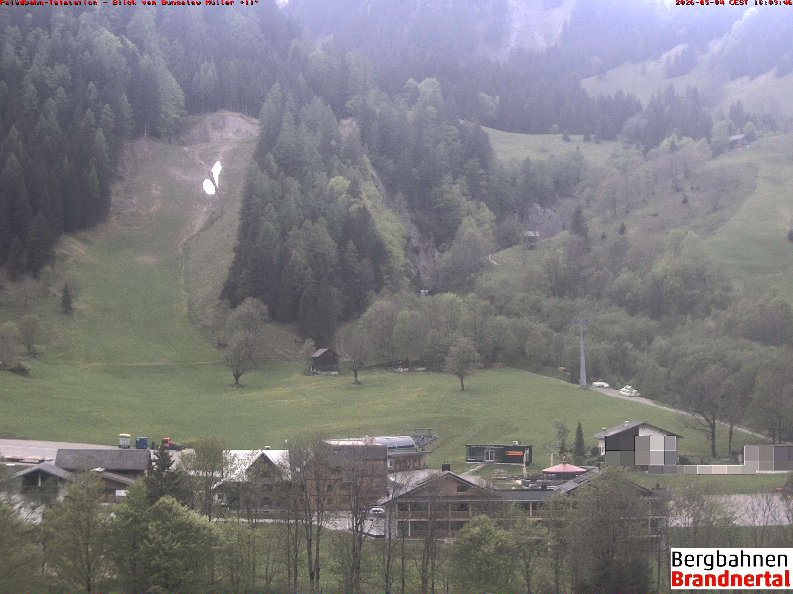 Blick auf Palüdbahn von Bungalow Müller