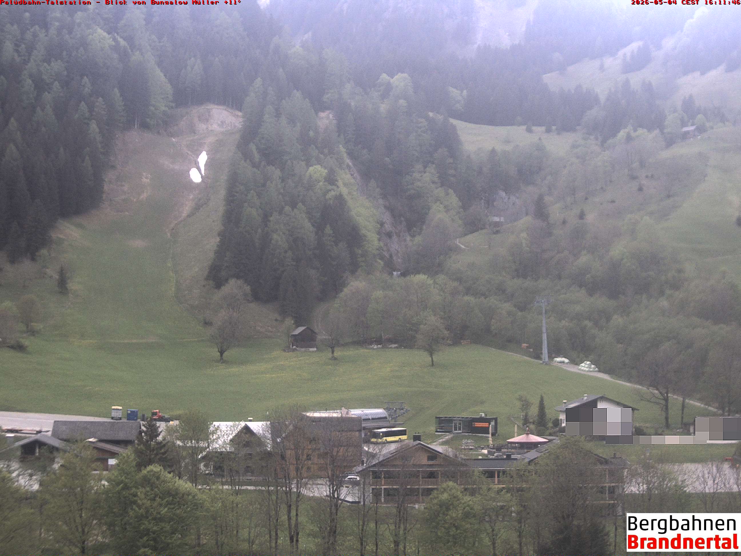 Blick auf Palüdbahn von Bungalow Müller