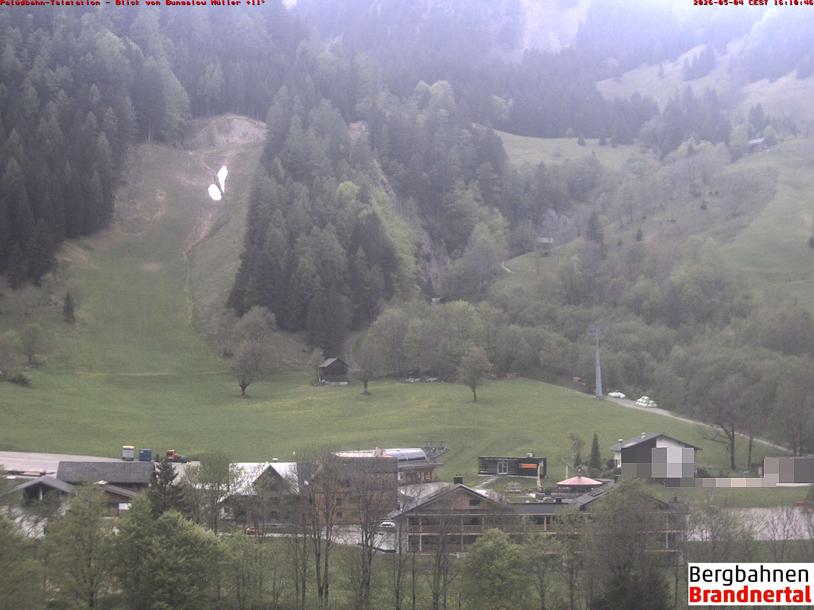 Blick auf Palüdbahn von Bungalow Müller