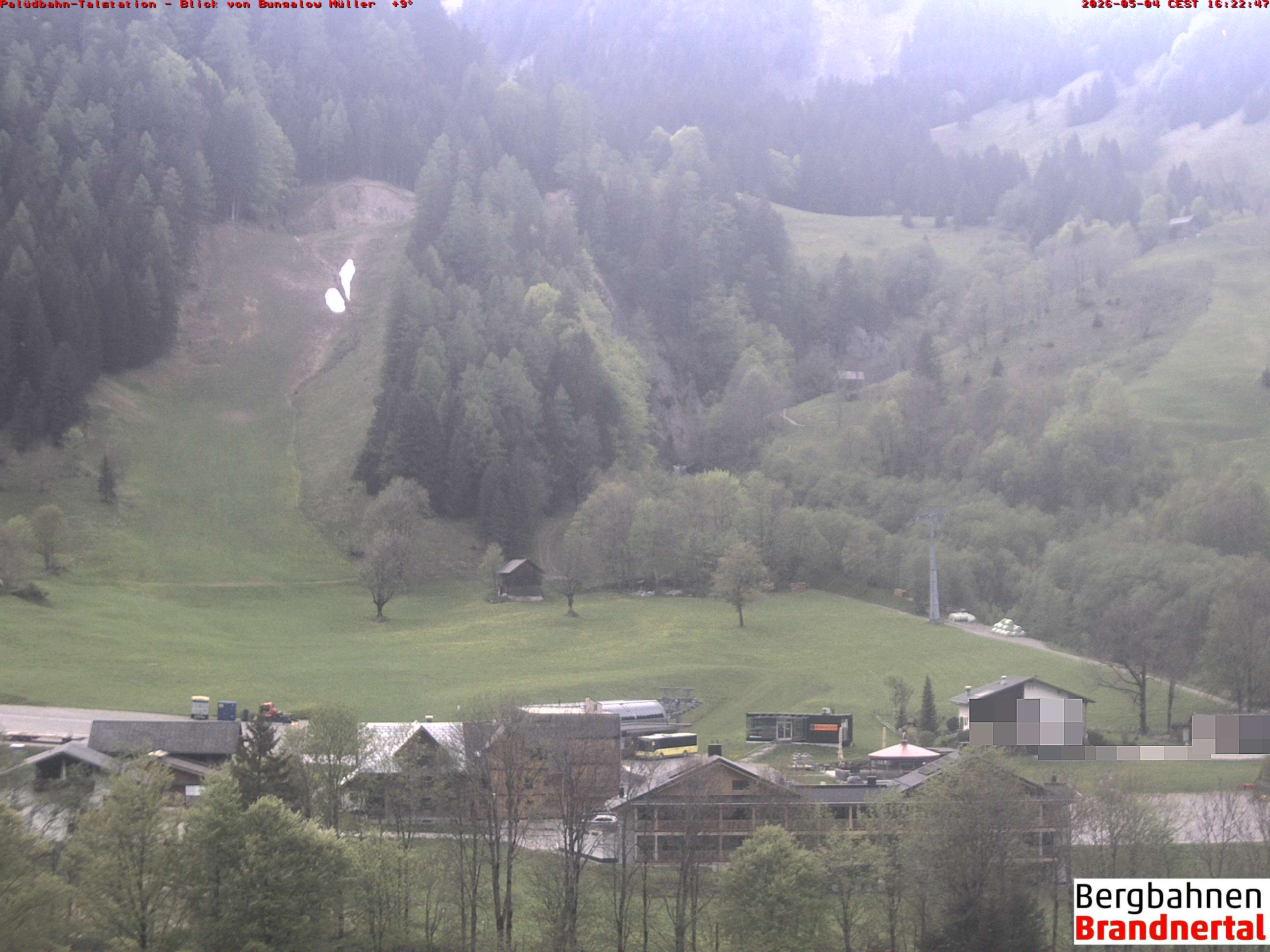 Blick auf Palüdbahn von Bungalow Müller