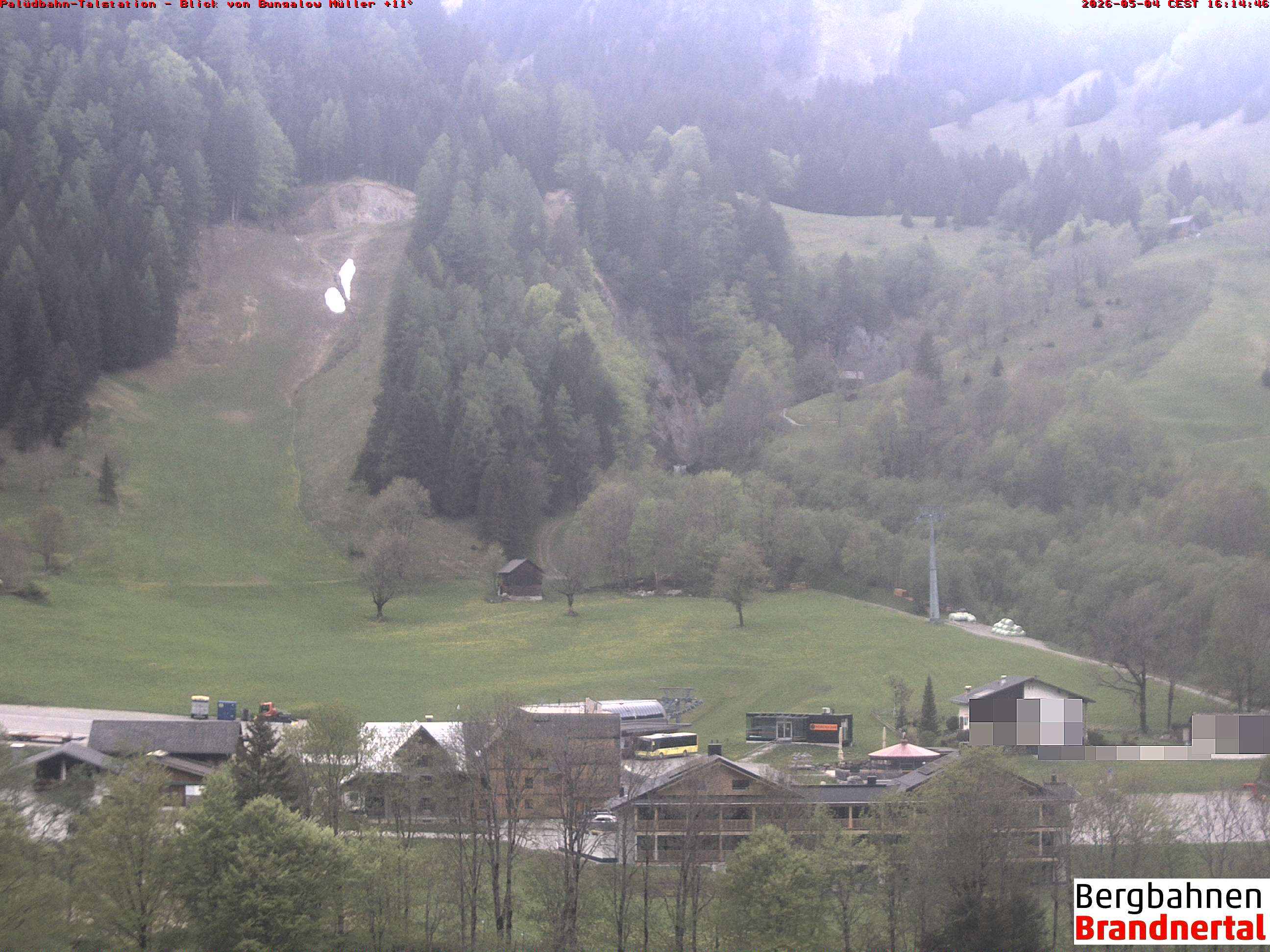 Blick auf Palüdbahn von Bungalow Müller