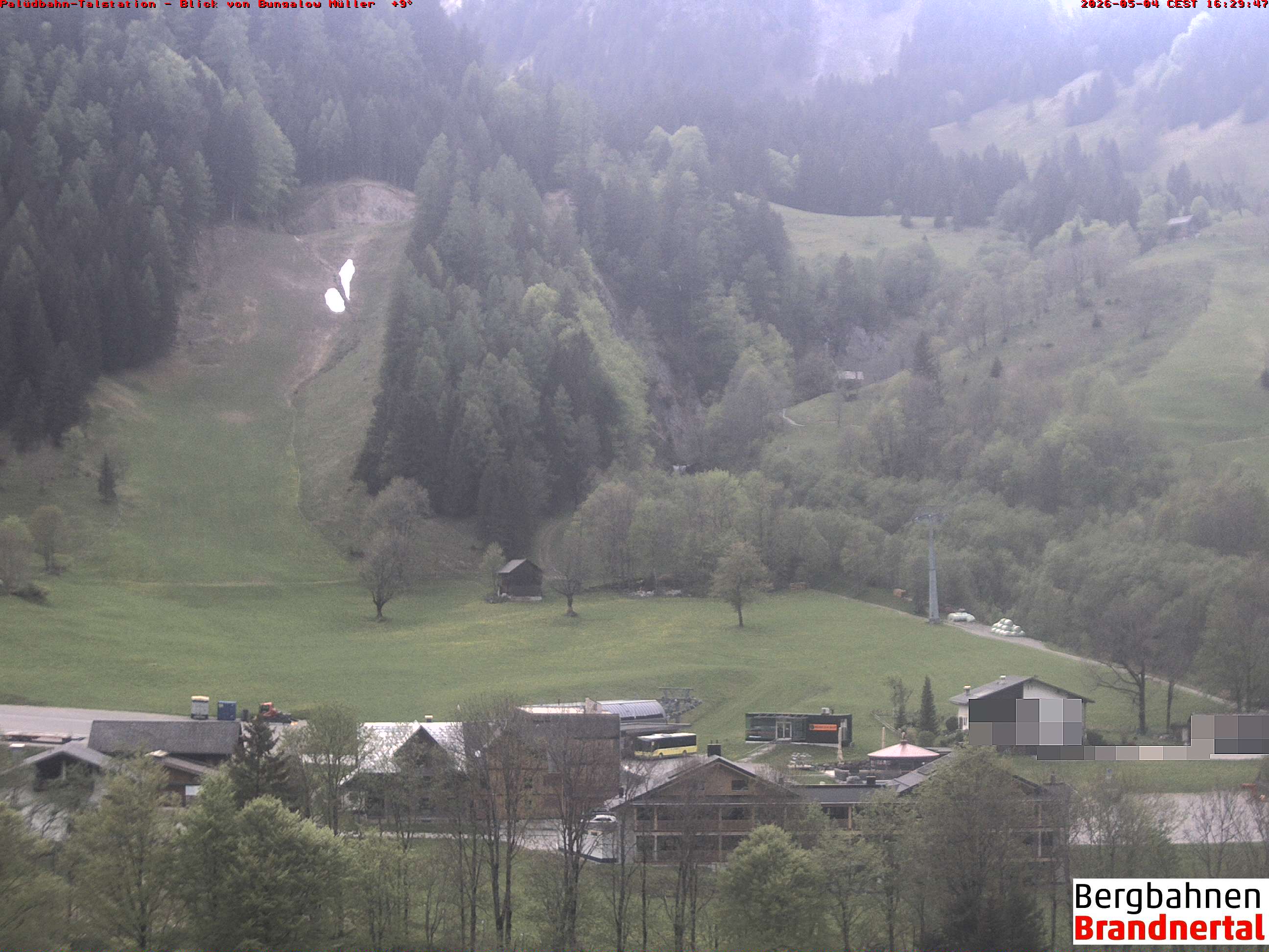 Blick auf Palüdbahn von Bungalow Müller