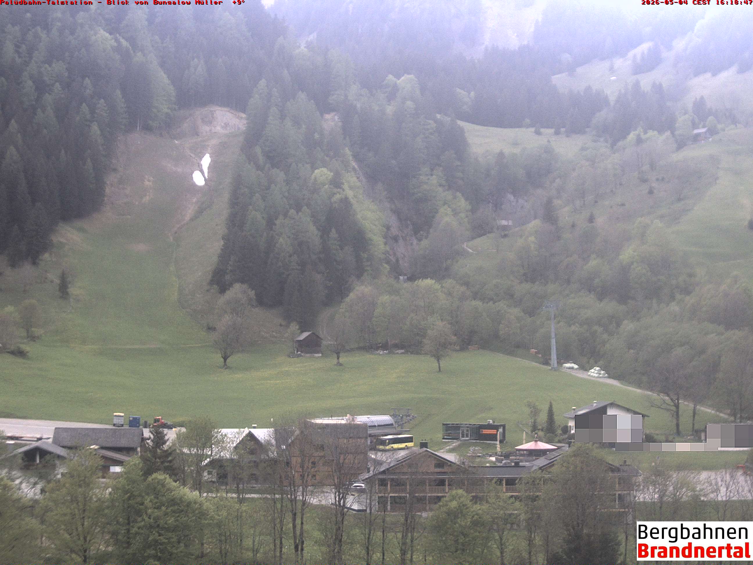 Blick auf Palüdbahn von Bungalow Müller