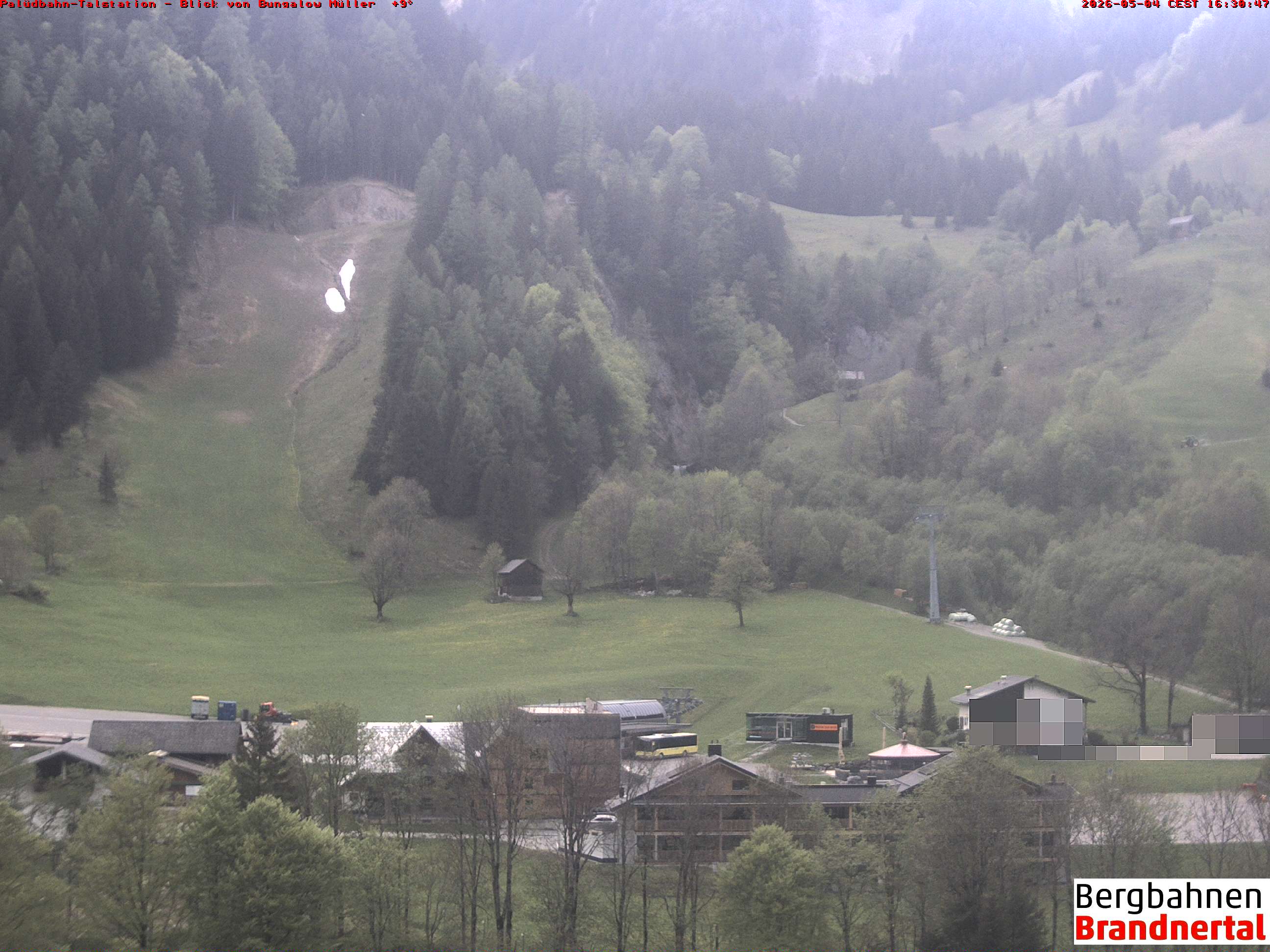 Blick auf Palüdbahn von Bungalow Müller