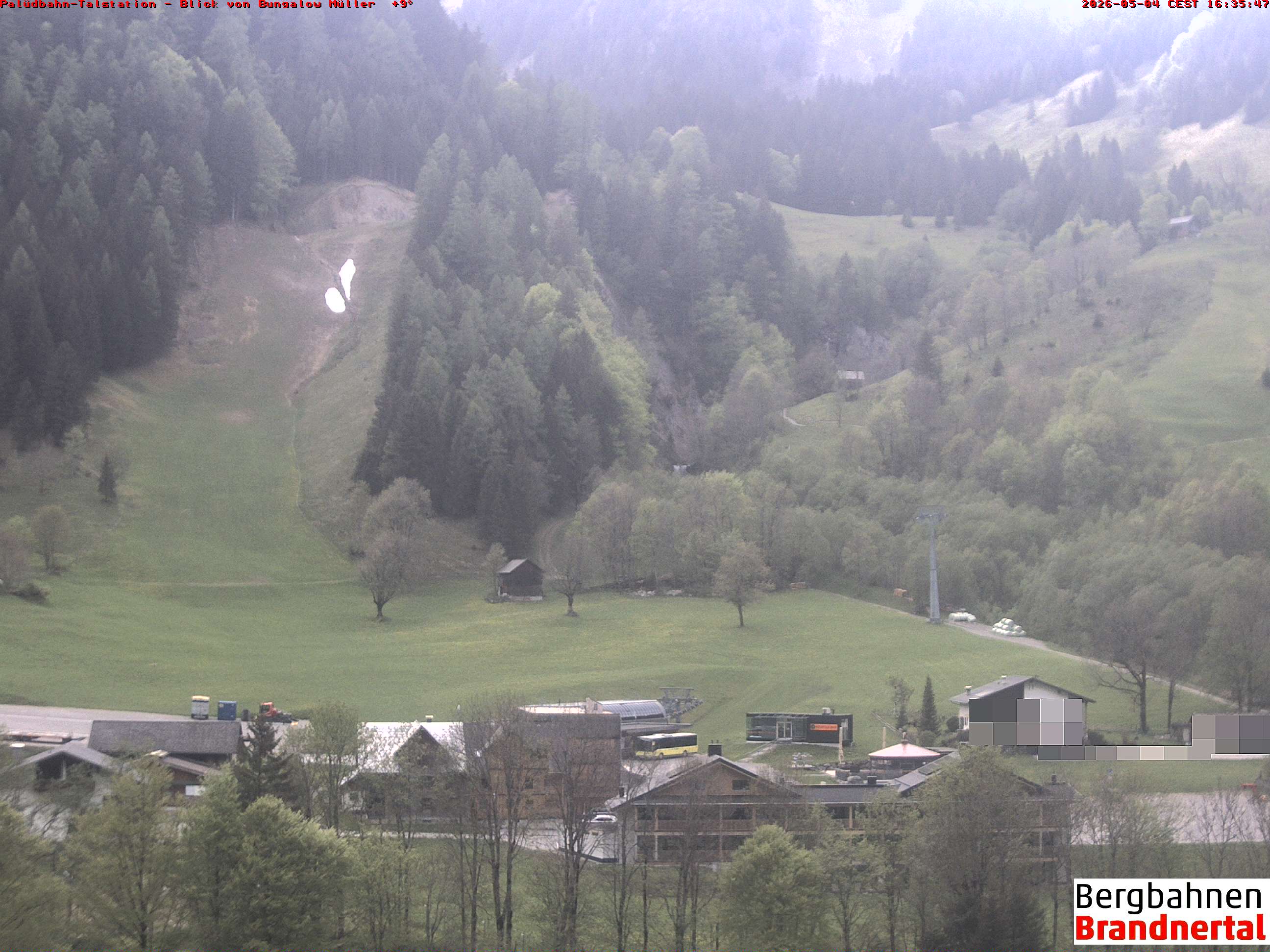 Blick auf Palüdbahn von Bungalow Müller