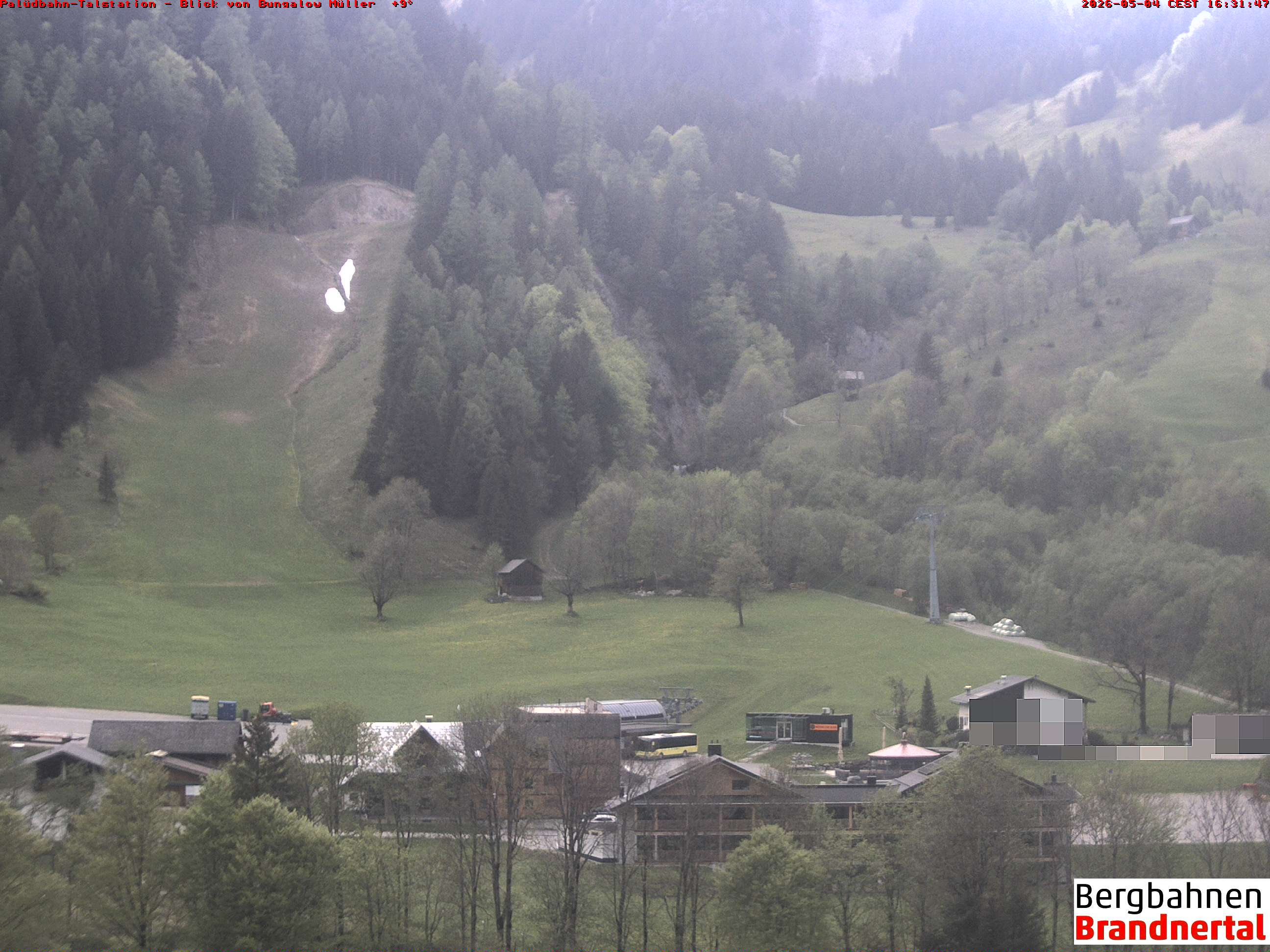 Blick auf Palüdbahn von Bungalow Müller
