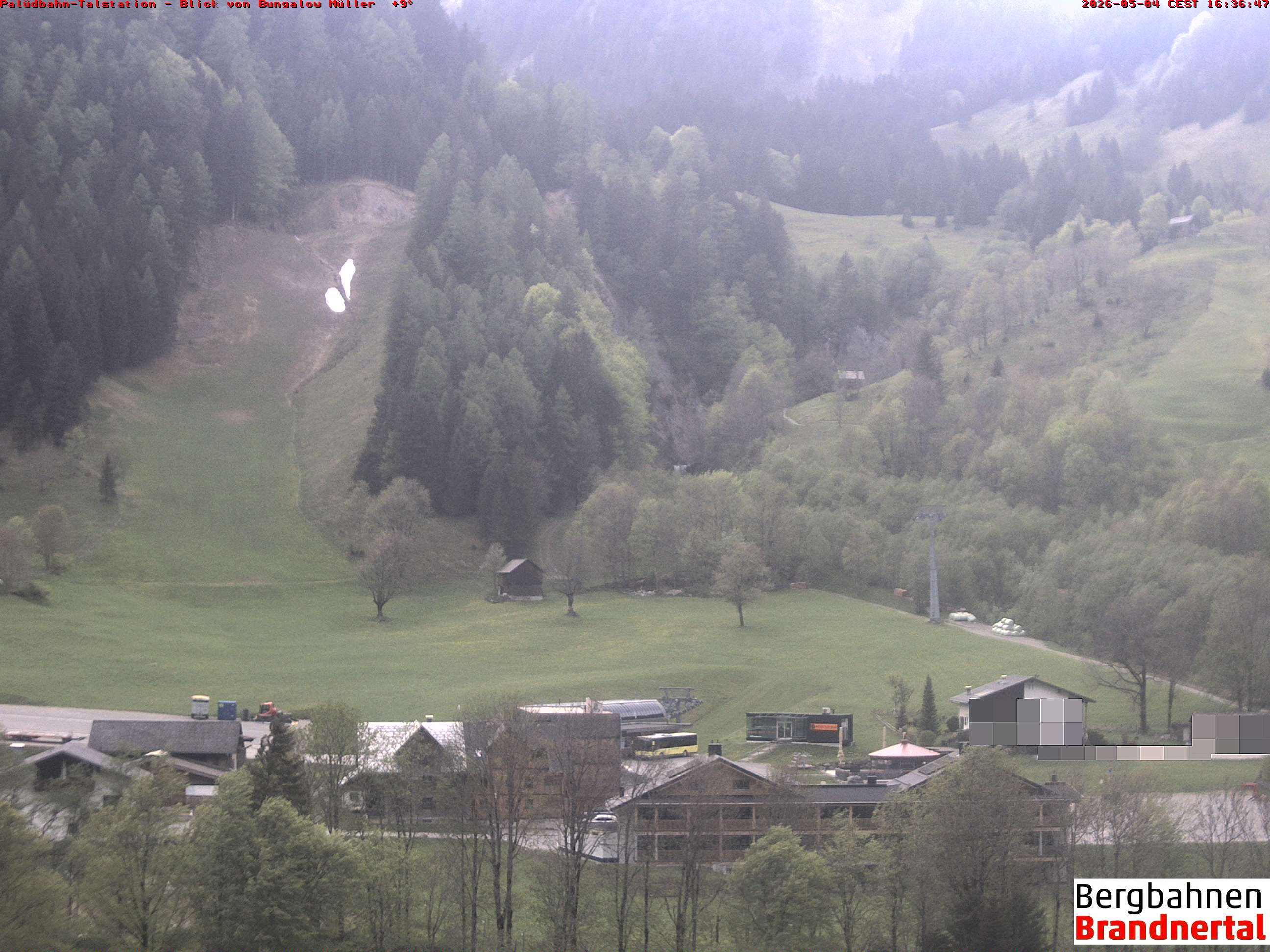 Blick auf Palüdbahn von Bungalow Müller