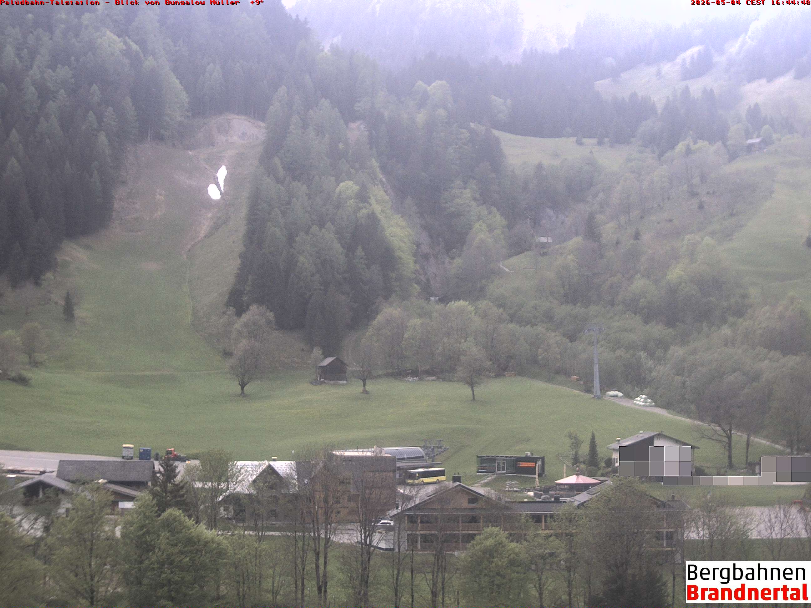 Blick auf Palüdbahn von Bungalow Müller