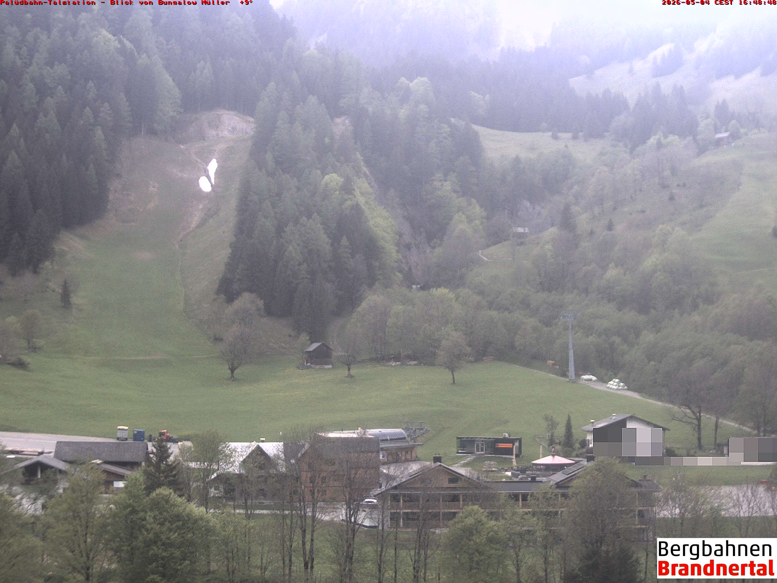 Blick auf Palüdbahn von Bungalow Müller