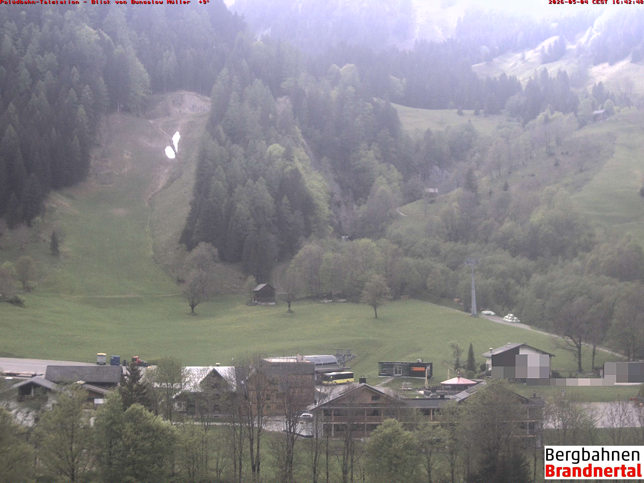 Blick auf Palüdbahn von Bungalow Müller