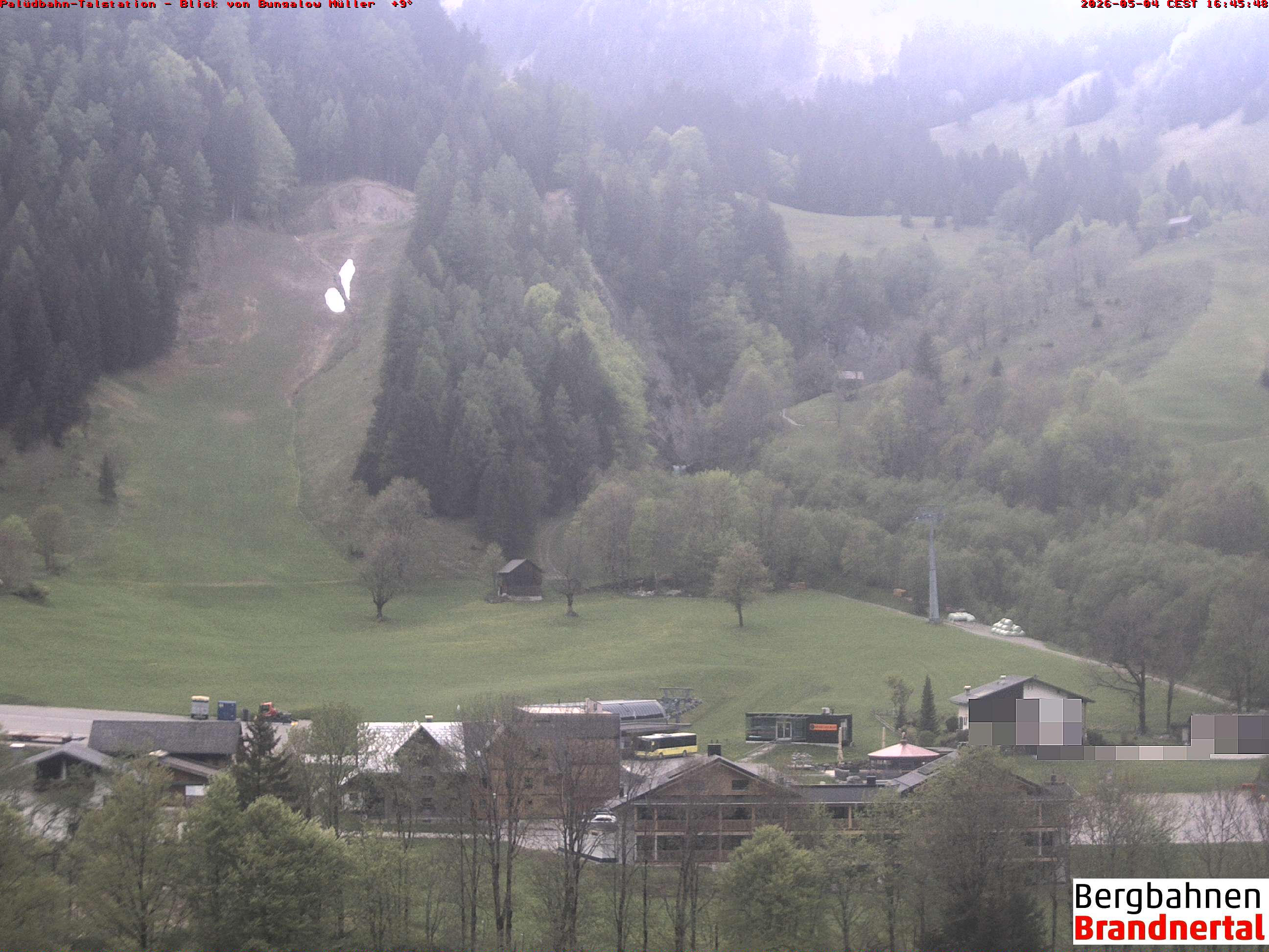 Blick auf Palüdbahn von Bungalow Müller