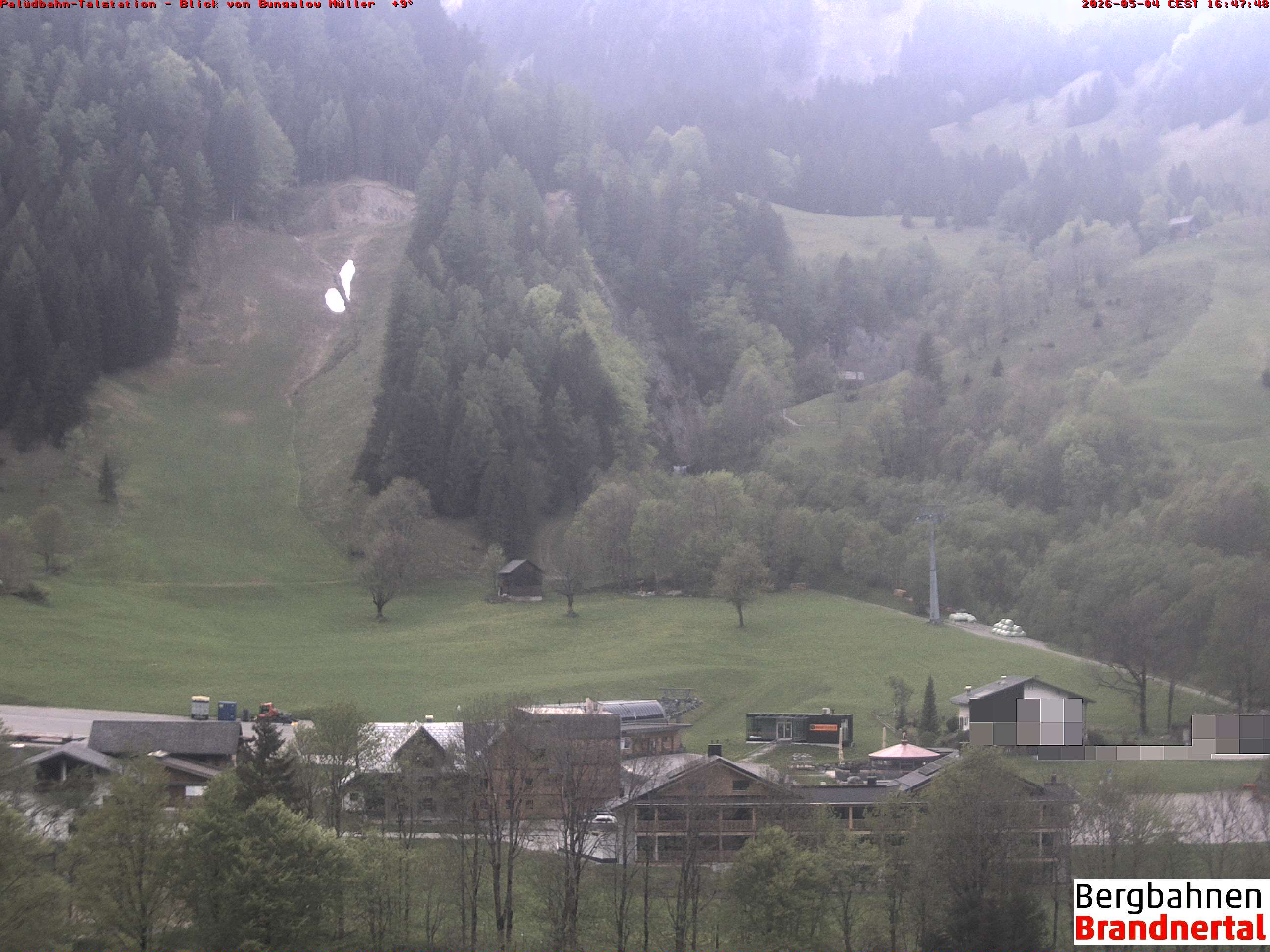 Blick auf Palüdbahn von Bungalow Müller
