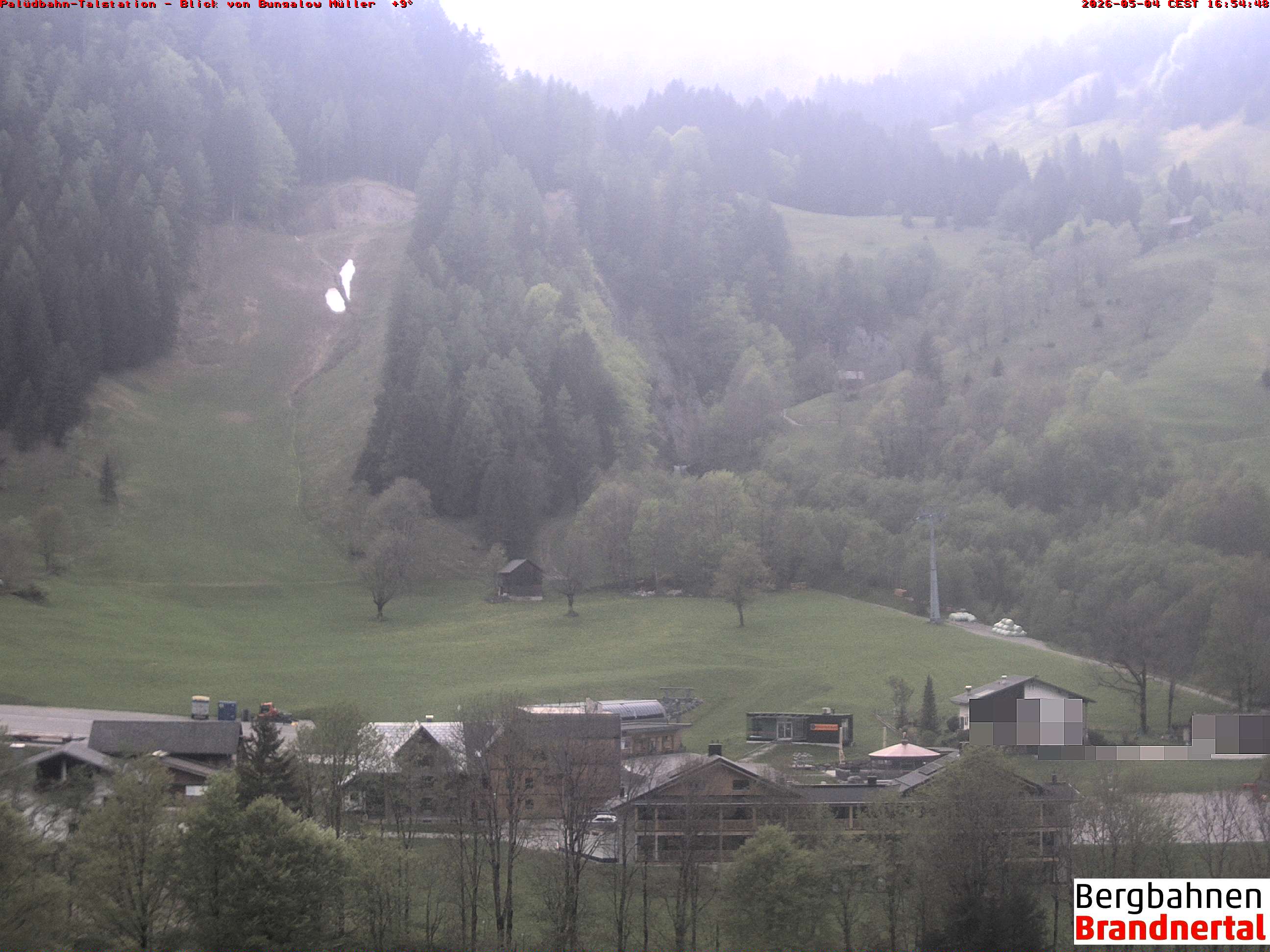 Blick auf Palüdbahn von Bungalow Müller