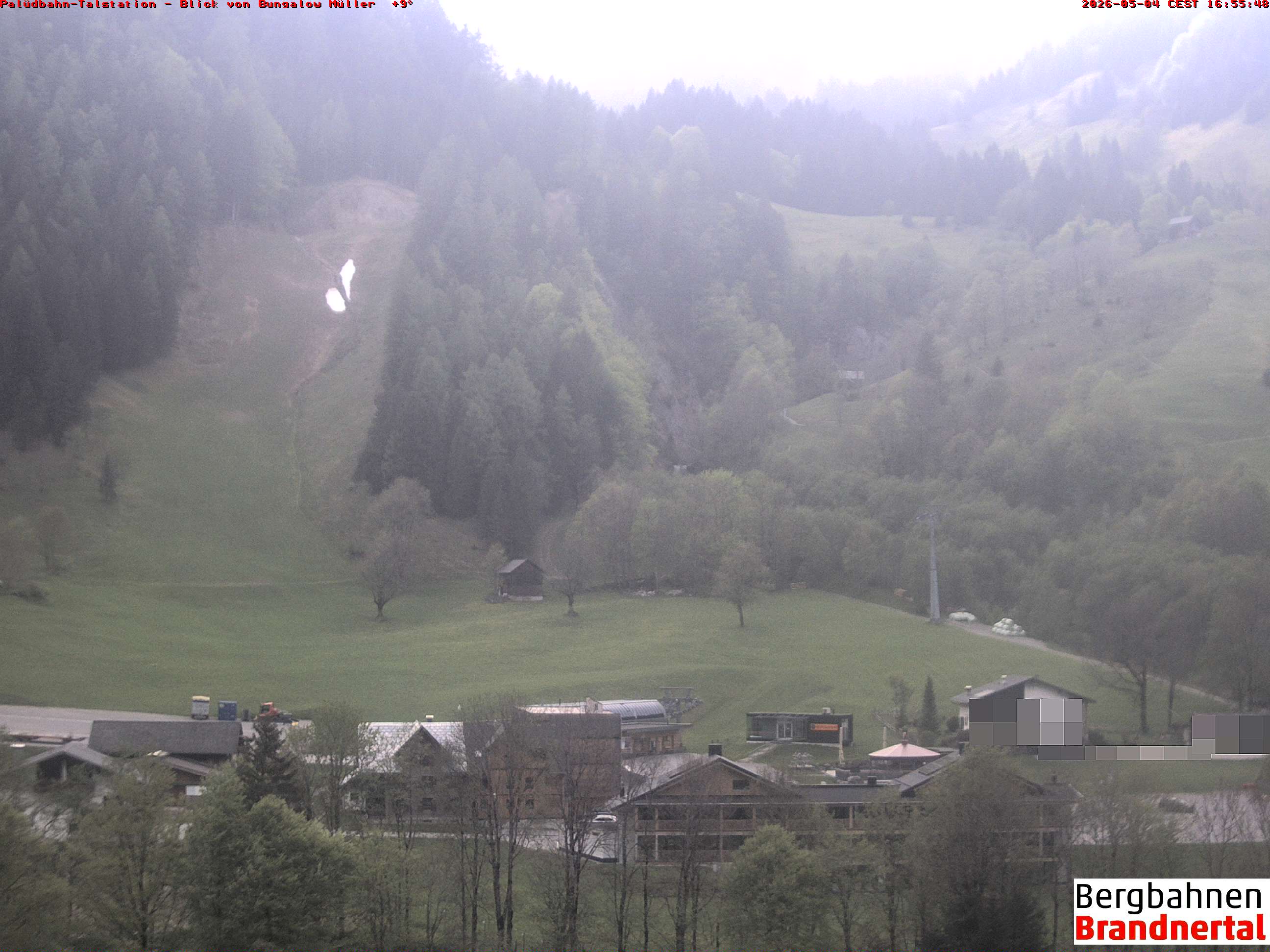 Blick auf Palüdbahn von Bungalow Müller
