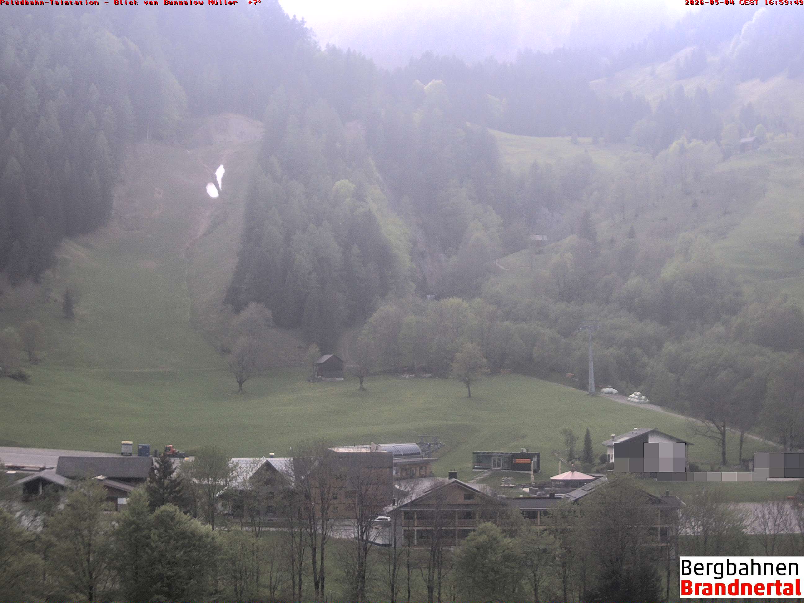 Blick auf Palüdbahn von Bungalow Müller