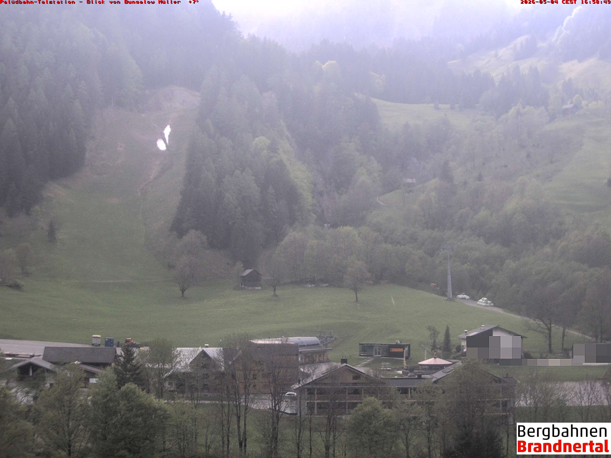 Blick auf Palüdbahn von Bungalow Müller