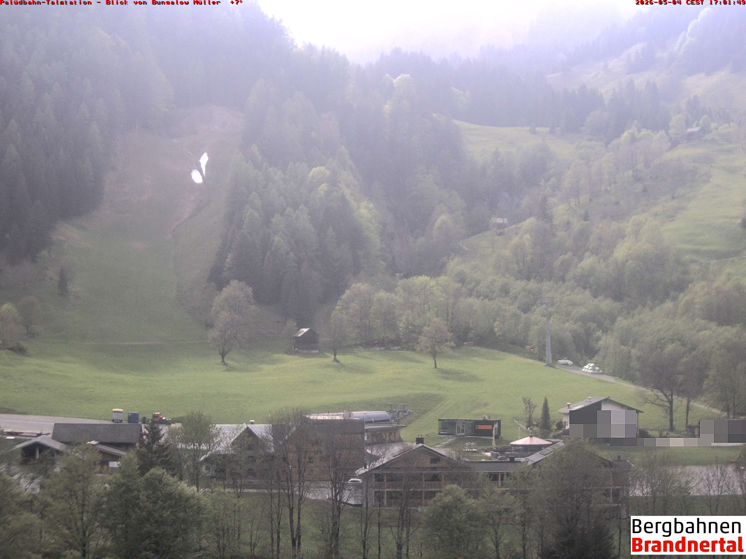 Blick auf Palüdbahn von Bungalow Müller