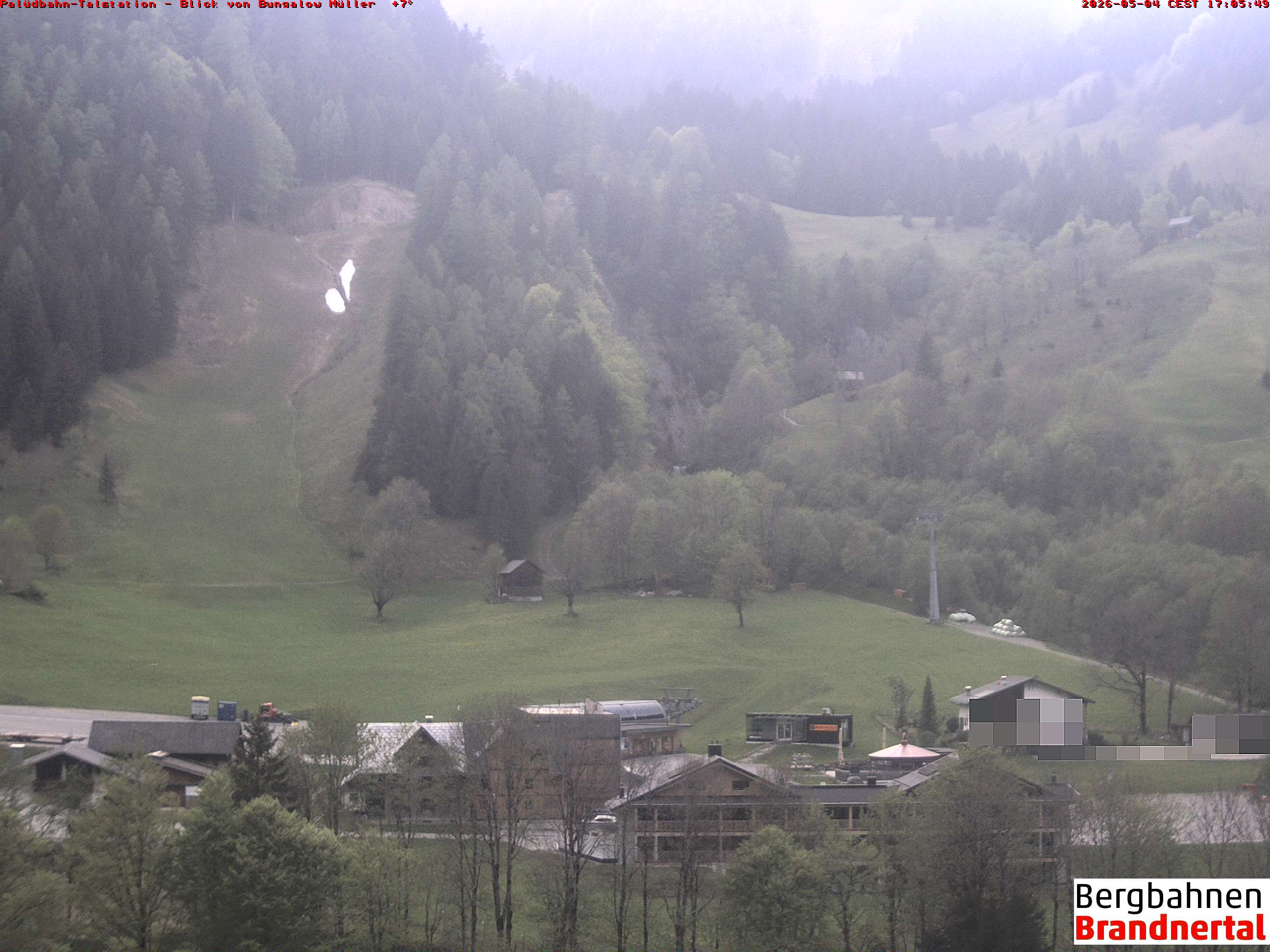 Blick auf Palüdbahn von Bungalow Müller