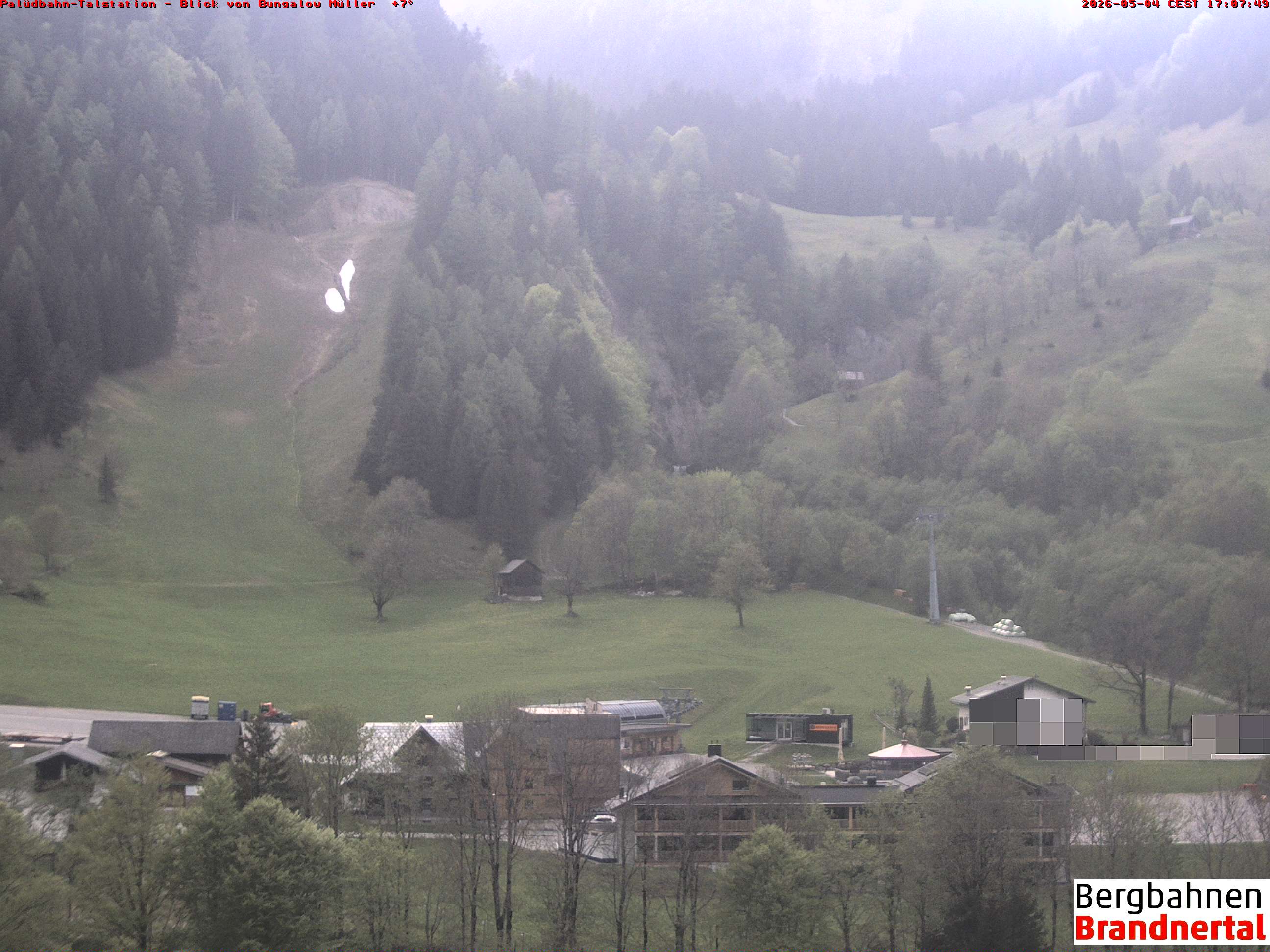 Blick auf Palüdbahn von Bungalow Müller