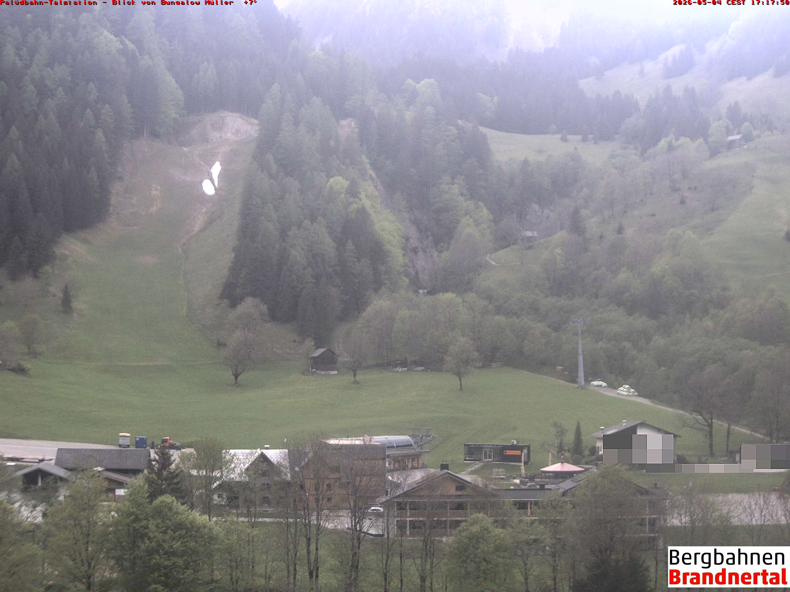 Blick auf Palüdbahn von Bungalow Müller