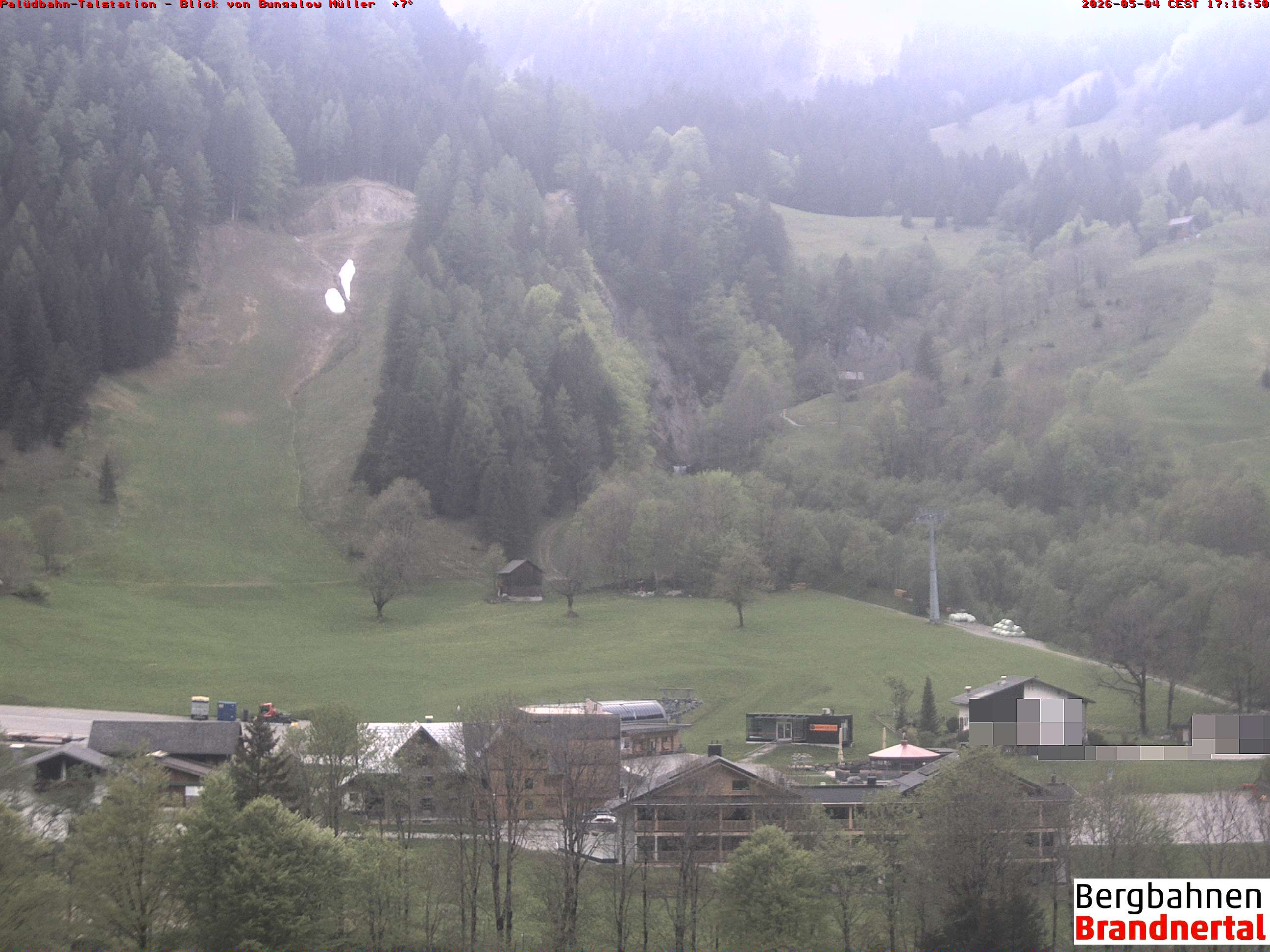 Blick auf Palüdbahn von Bungalow Müller