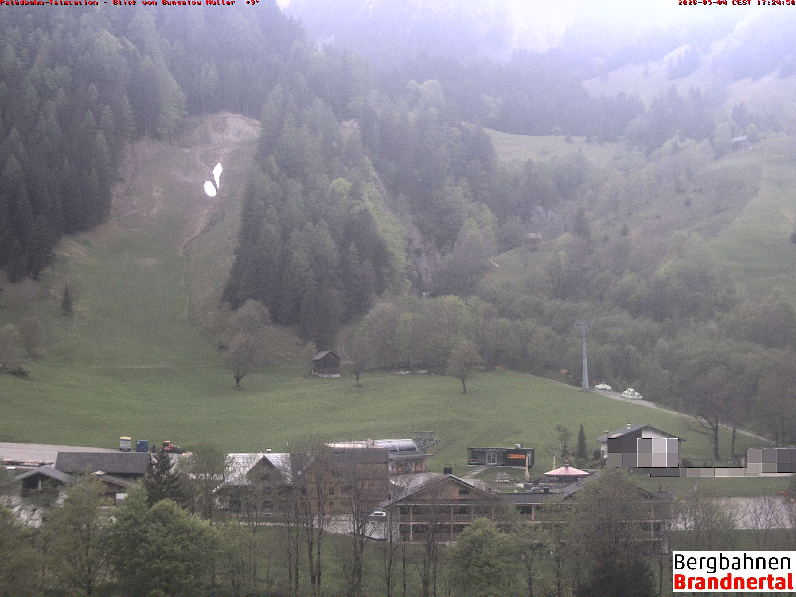 Blick auf Palüdbahn von Bungalow Müller