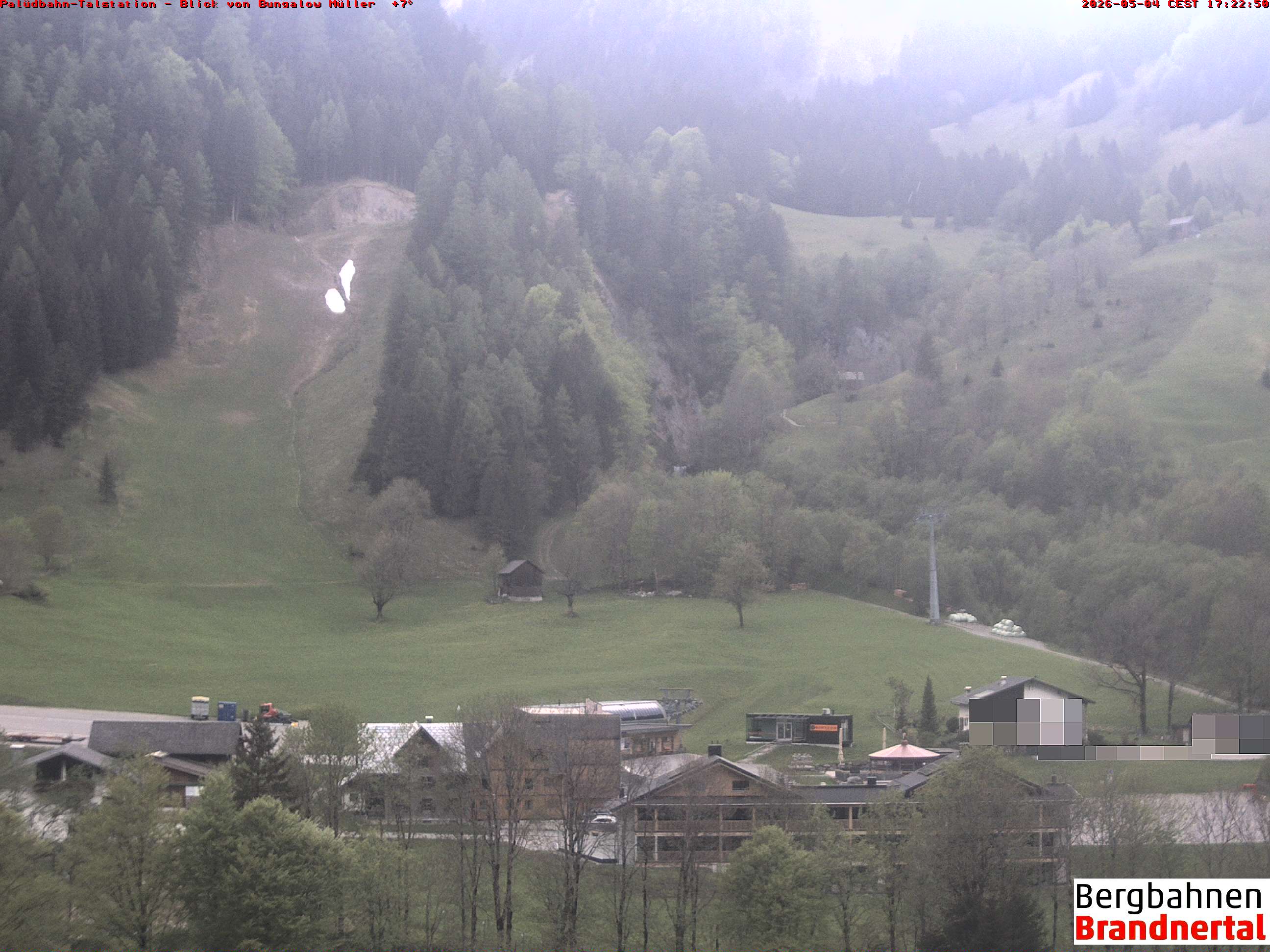 Blick auf Palüdbahn von Bungalow Müller