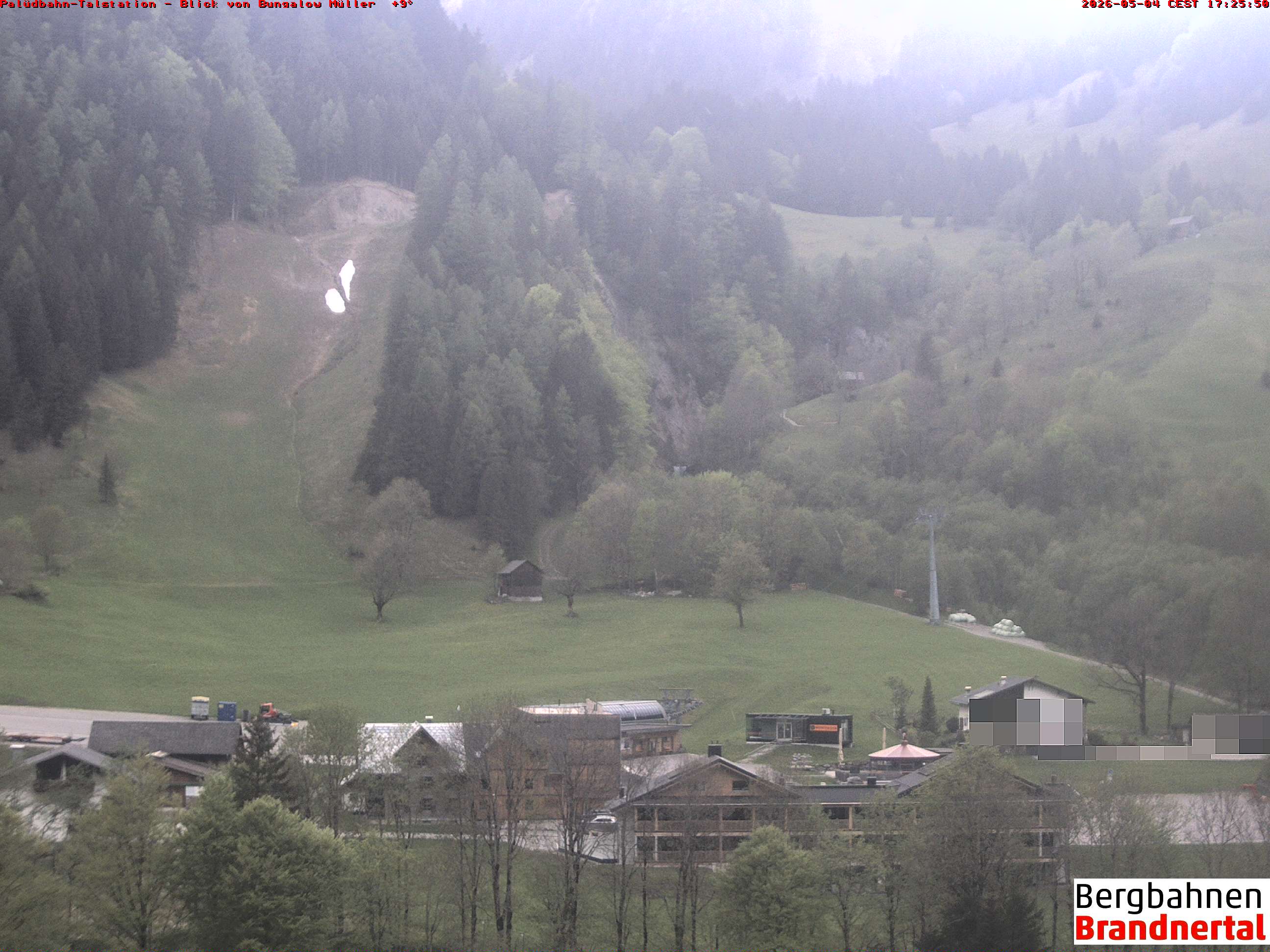 Blick auf Palüdbahn von Bungalow Müller