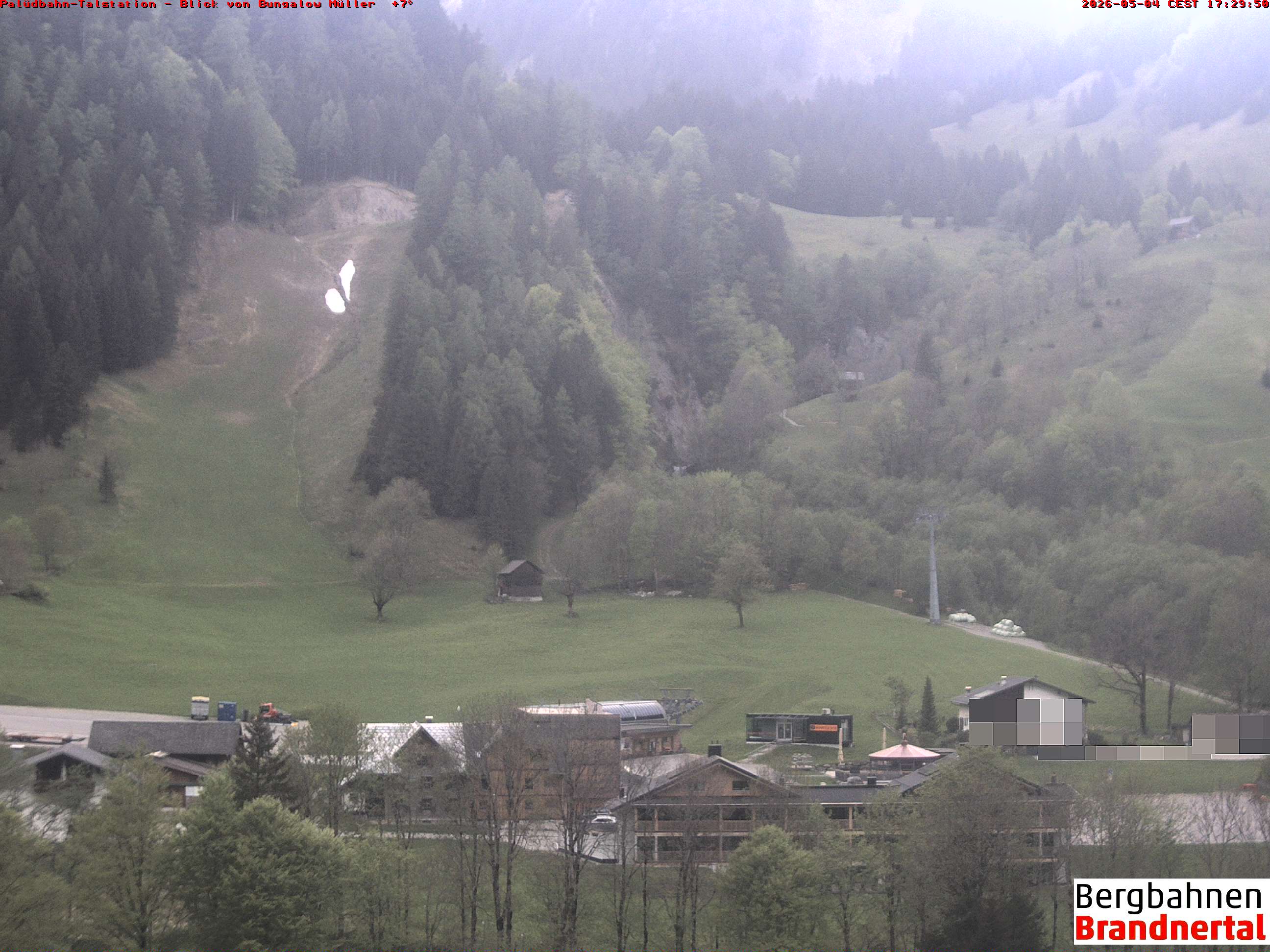 Blick auf Palüdbahn von Bungalow Müller